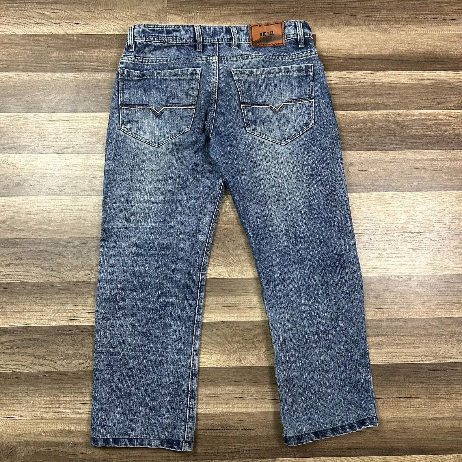 Diesel Diesel Industry Jeans Mens 34x28 Denim Bootcut Blue Pants Size US 34 / EU 50 - 2 Thumbnail