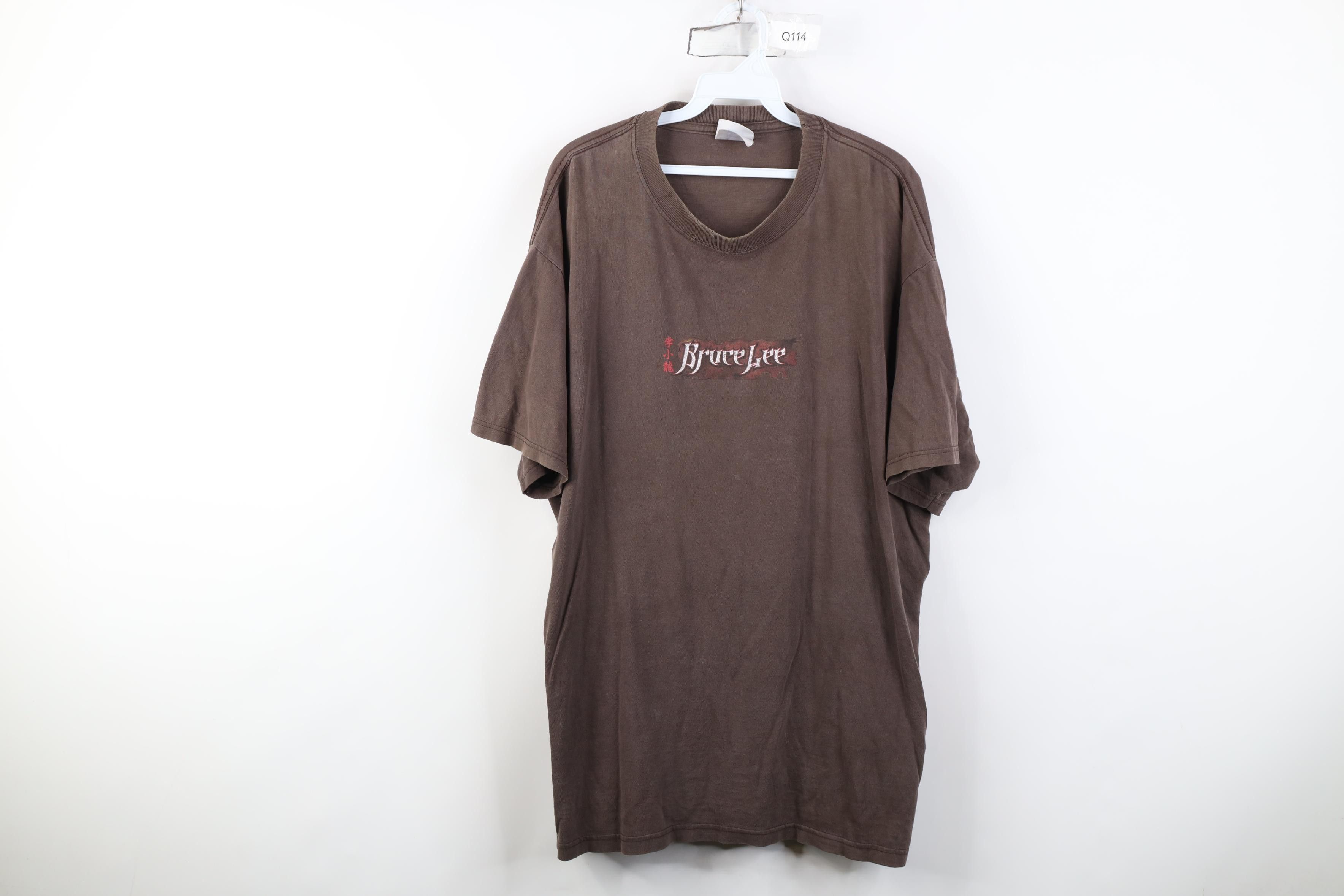 Vintage Vintage 90s Y2K Spell Bruce Lee Karate Short Sleeve T-Shirt Size US XL / EU 56 / 4 - 1 Thumbnail