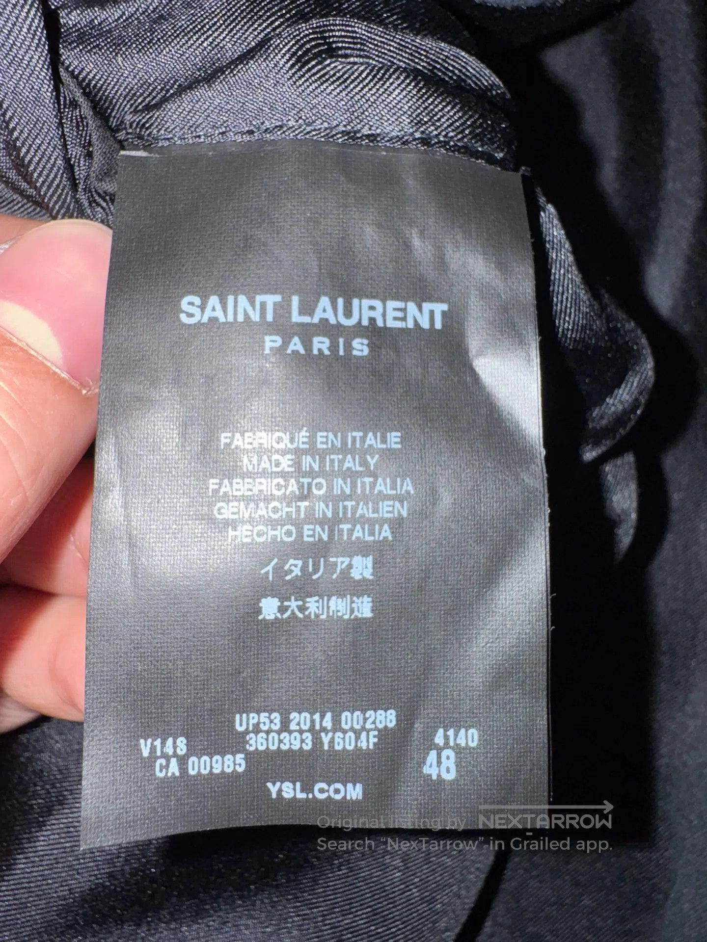Saint Laurent Paris Saint Laurent Paris Navy Velvet Suit| Size US M / EU 48-50 / 2 - 5 Thumbnail