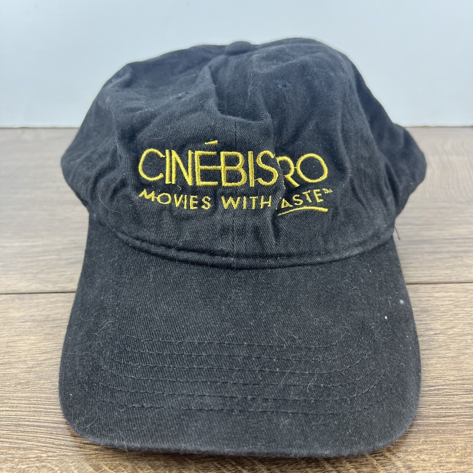 Other Cinebistro Black Hat Adjustable Adult Size Black Hat Cap Size ONE SIZE - 5 Thumbnail