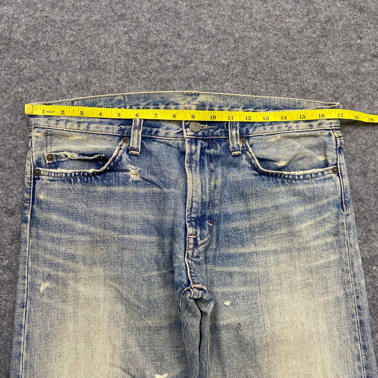 If Six Was Nine 💥Best Offer💥Vintage Rna Inc Distressed Denim Size US 34 / EU 50 - 4 Thumbnail