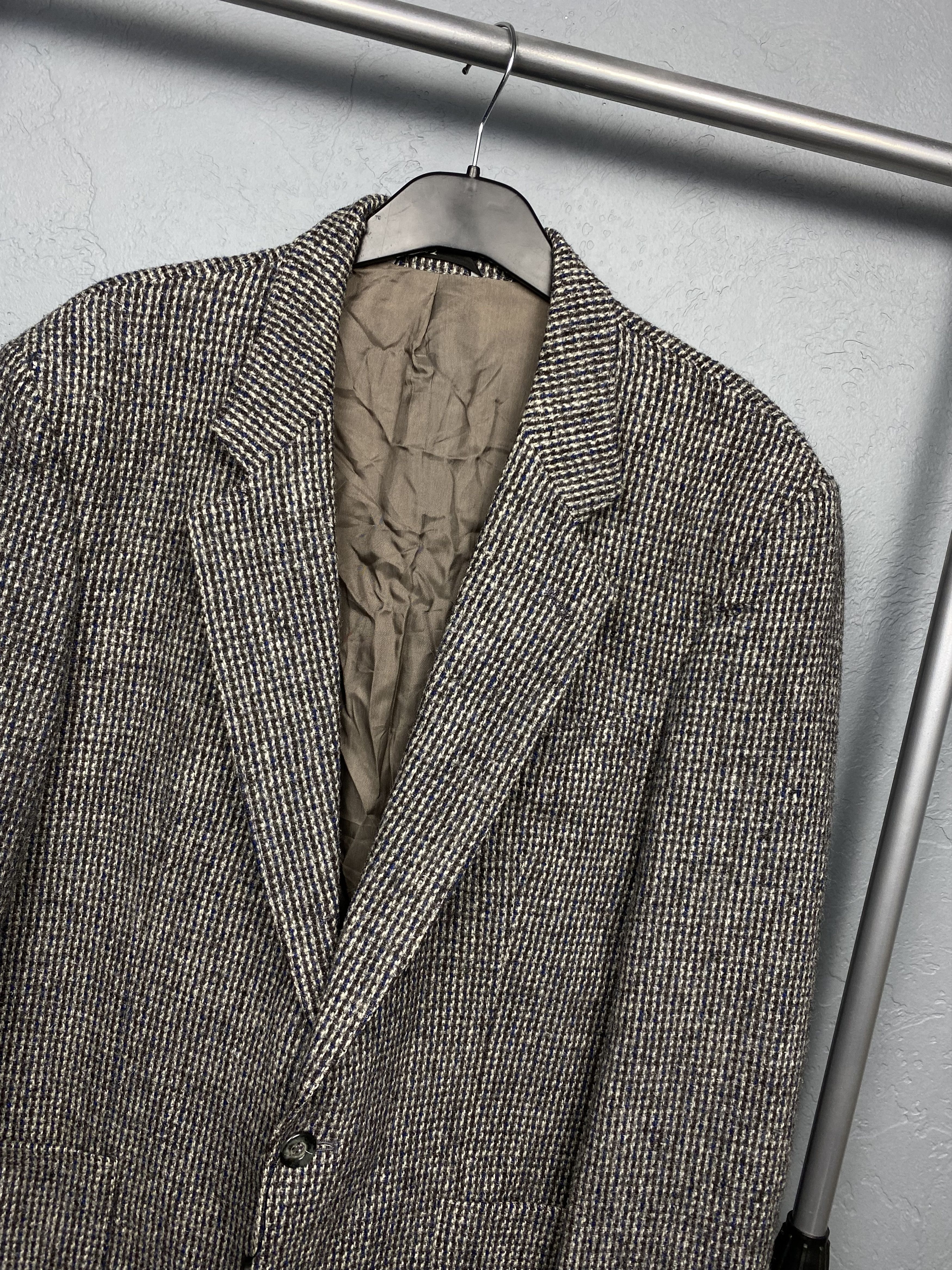 Harris Tweed Harris Tweed Wool Vintage Mens Two Buttons Blazer Jacket Size US L / EU 52-54 / 3 - 2 Thumbnail