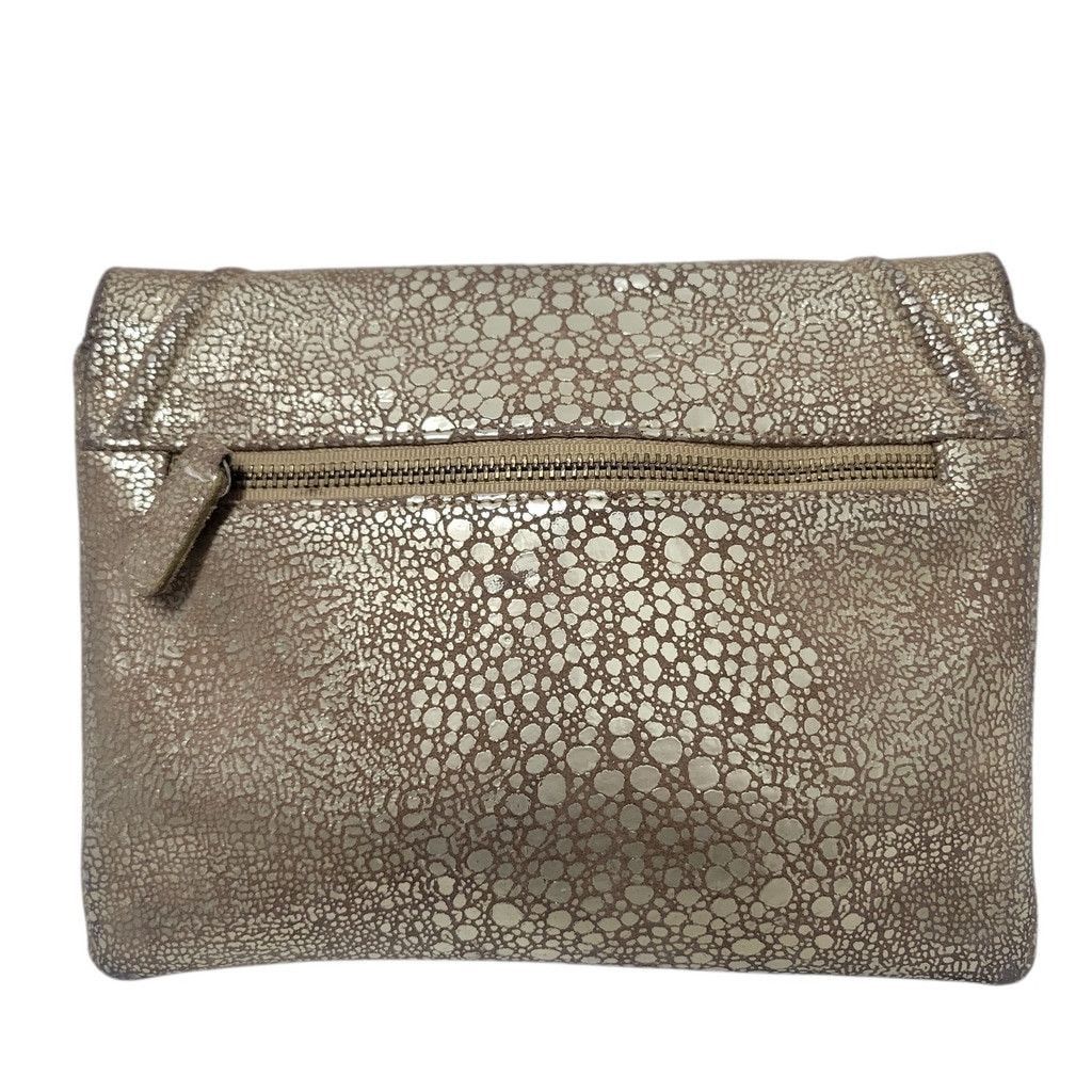 Other Kelly Wynne Women's Animal Print Gold Designer Clutch Purse Size ONE SIZE - 4 Thumbnail