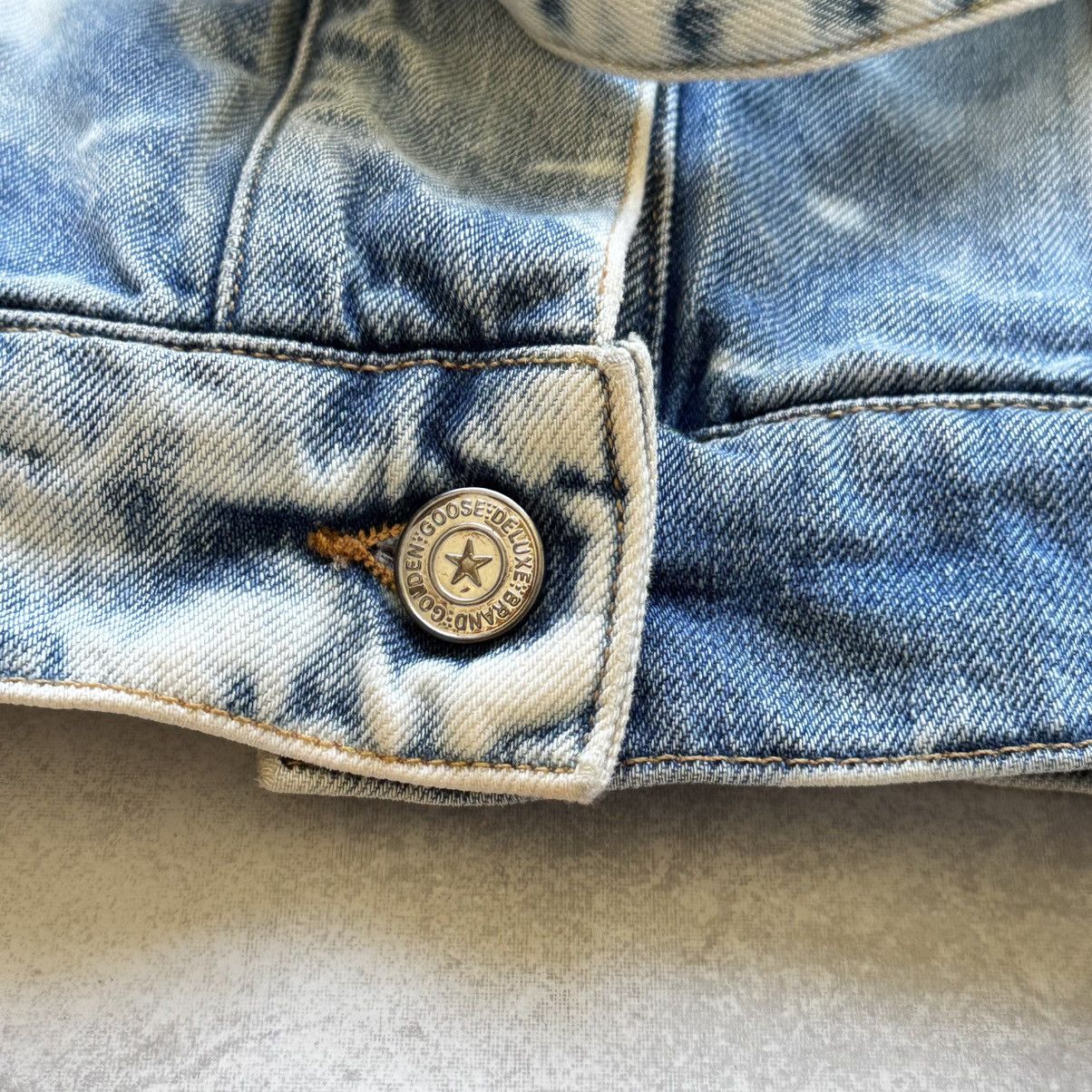 Golden Goose Golden Goose Light Blue Belted Denim Jacket Size M Size M / US 6-8 / IT 42-44 - 5 Thumbnail
