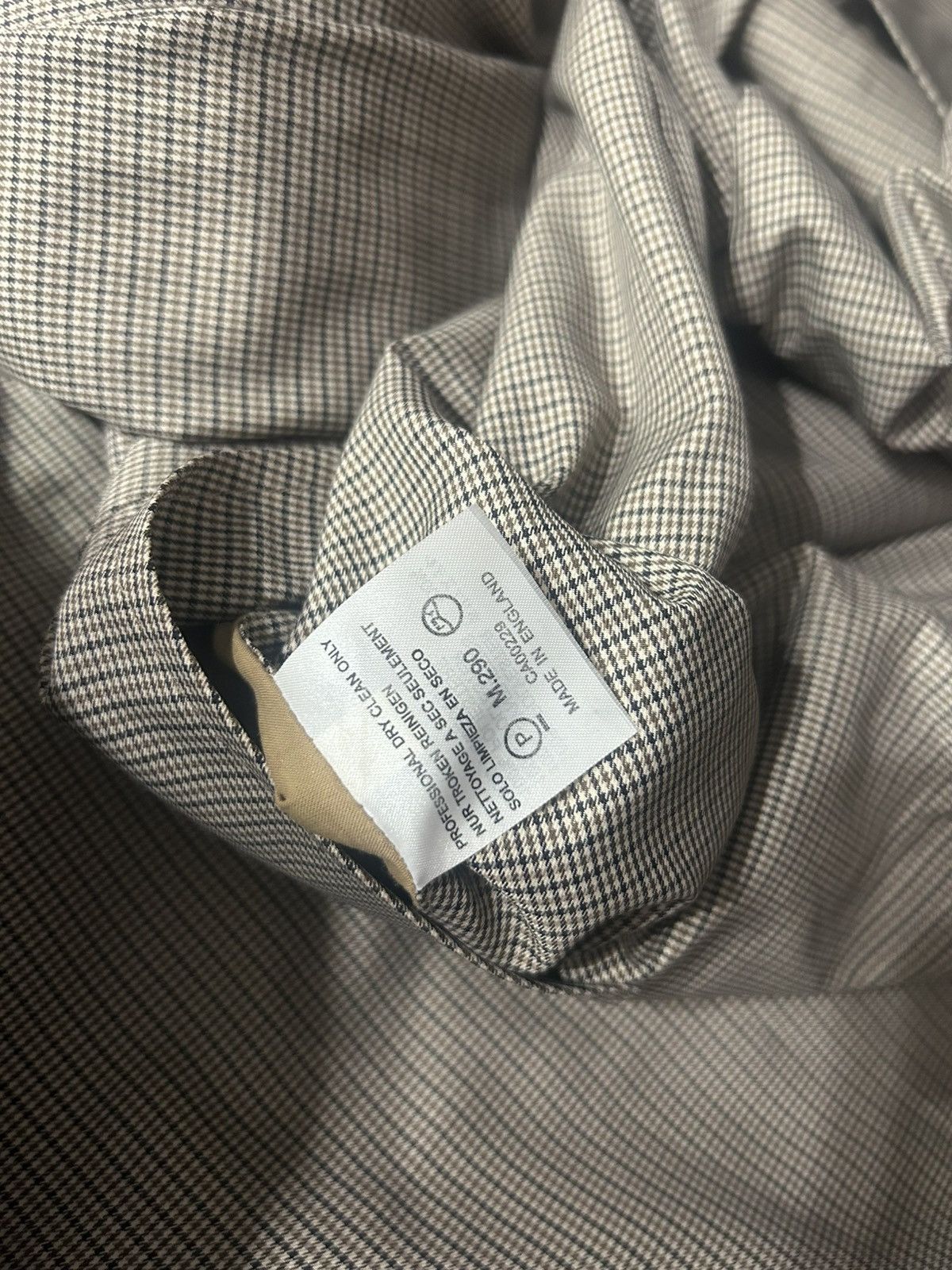 Aquascutum Aquascutum Houndstooth Check Packable Nylon Coat Size 44 Size US XL / EU 56 / 4 - 13 Thumbnail