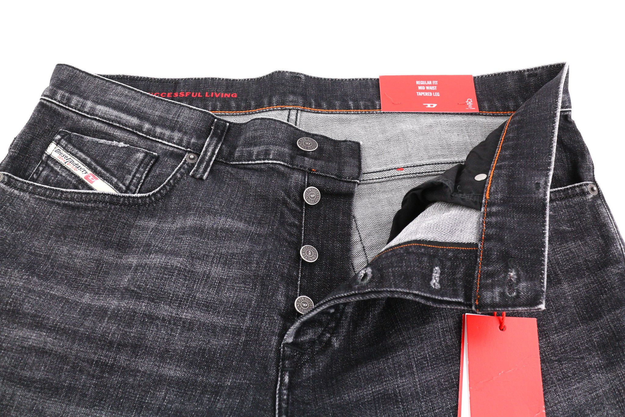Diesel 2005 D-FINING 09C75 W36/L32 Tapered 40413 Size US 36 / EU 52 - 5 Thumbnail