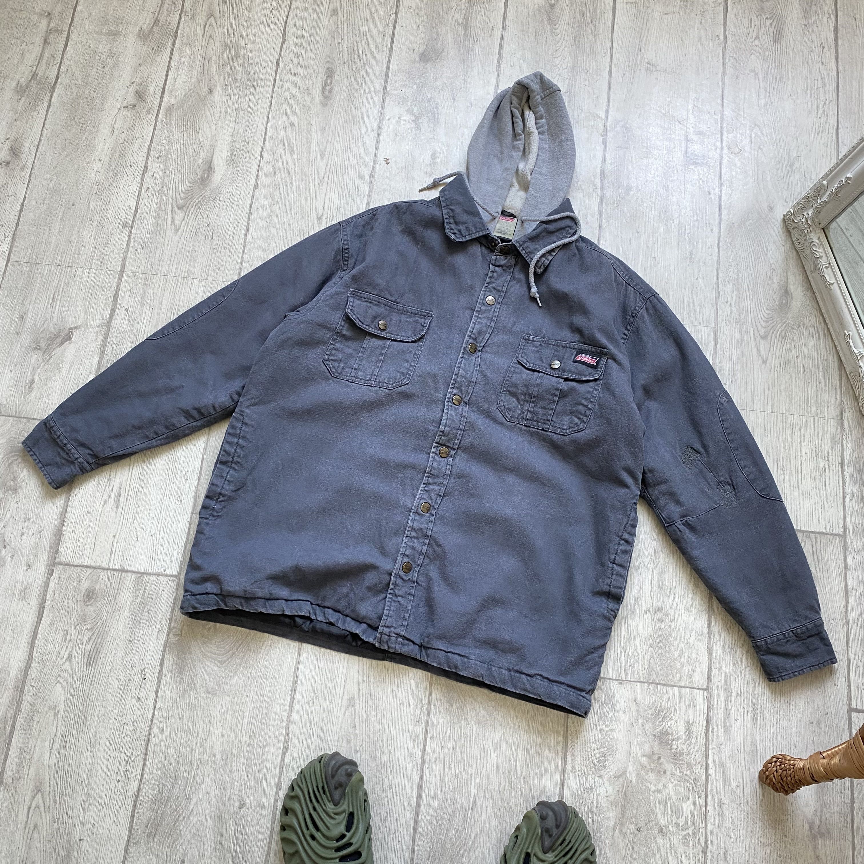 Dickies Vintage Dickies Work Hooded Jacket Coat distressed Carhartt Size US L / EU 52-54 / 3 - 12 Thumbnail