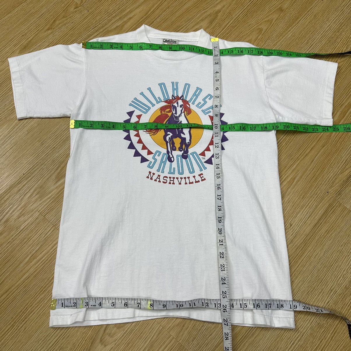 Vintage Vintage Onieta Made In Usa Wildhorse Tshirt A818 Size US M / EU 48-50 / 2 - 6 Thumbnail