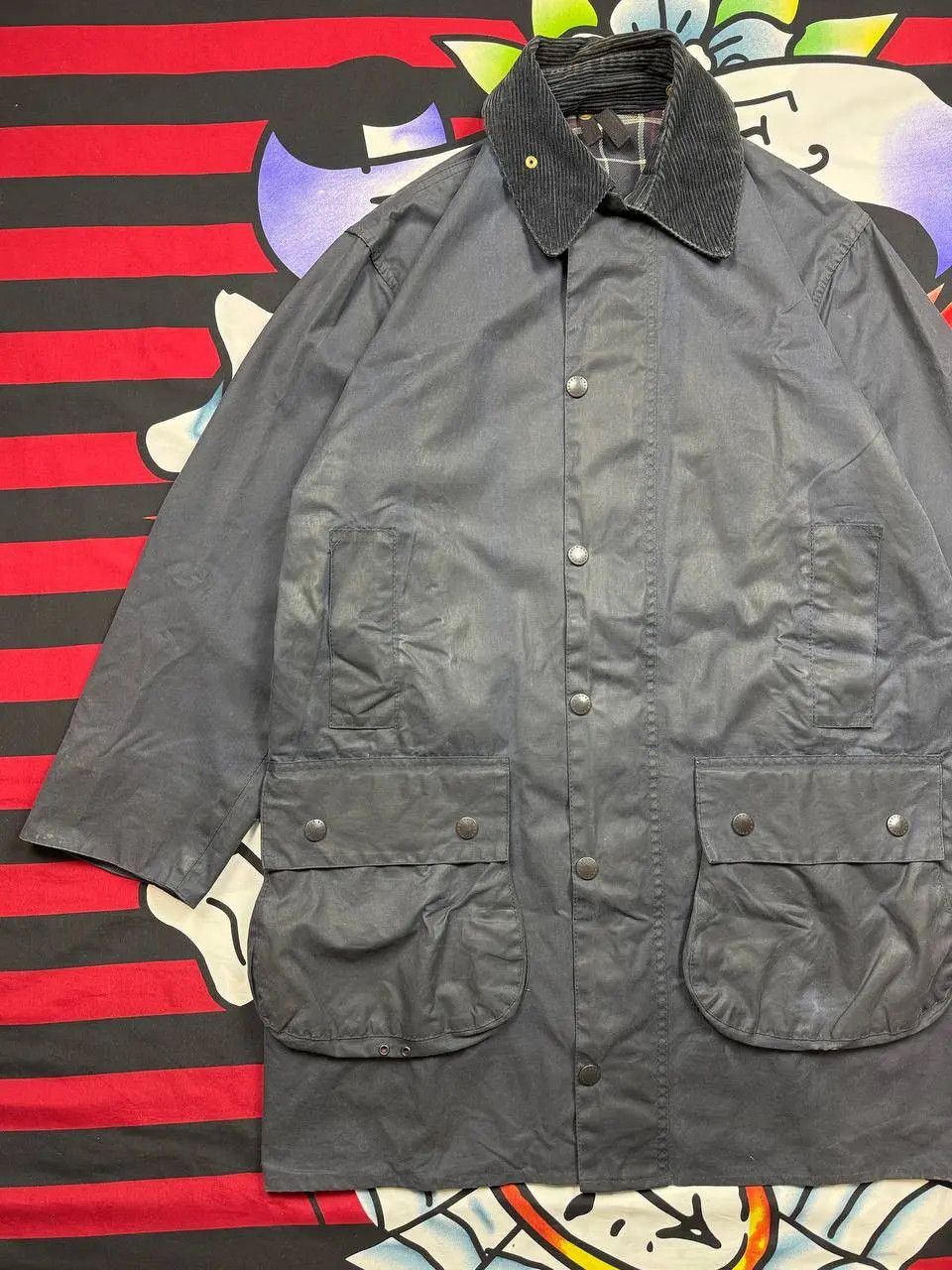 Barbour Barbour Border Wax 00s raincoat jacket A205 Size C38 Size US S / EU 44-46 / 1 - 2 Thumbnail