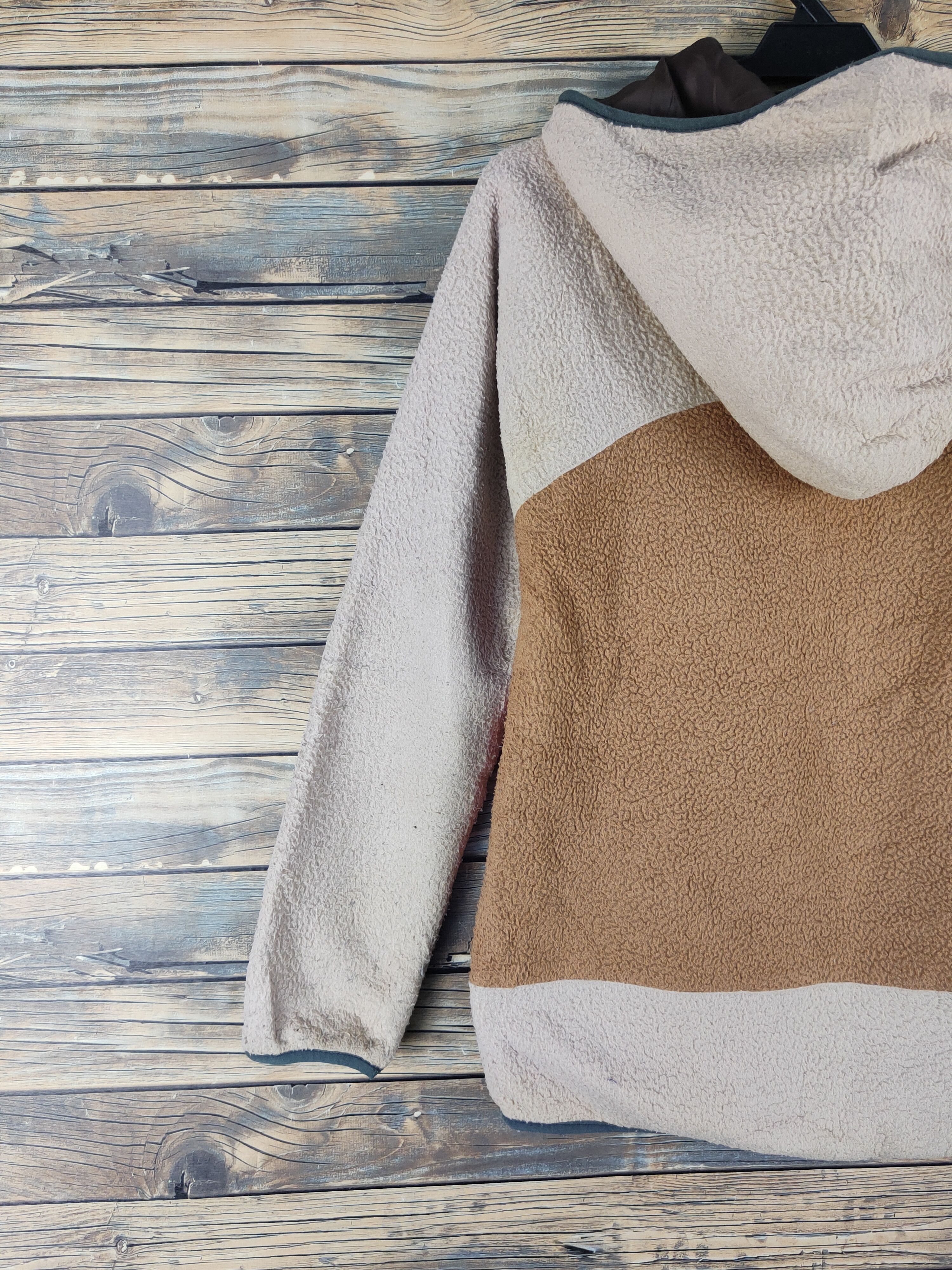 go slow caravan Go Slow Caravan Brown fleece Fur Faux Hoodie Sweaters #W2055 Size US S / EU 44-46 / 1 - 10 Thumbnail