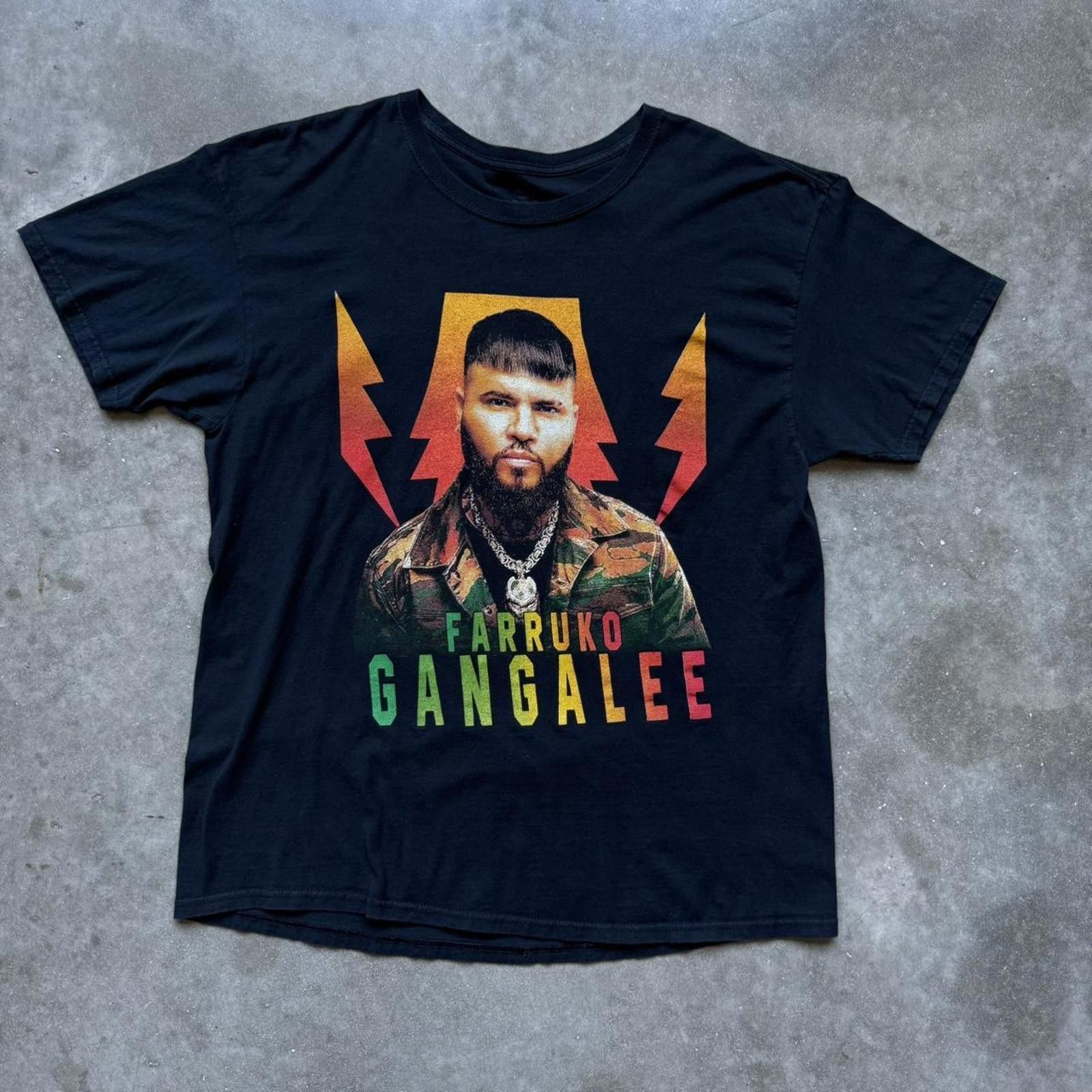 Fruit Of The Loom Farruko American Airlines Arena 2020 Gangalee Graphic TShirt Size US L / EU 52-54 / 3 - 1 Thumbnail