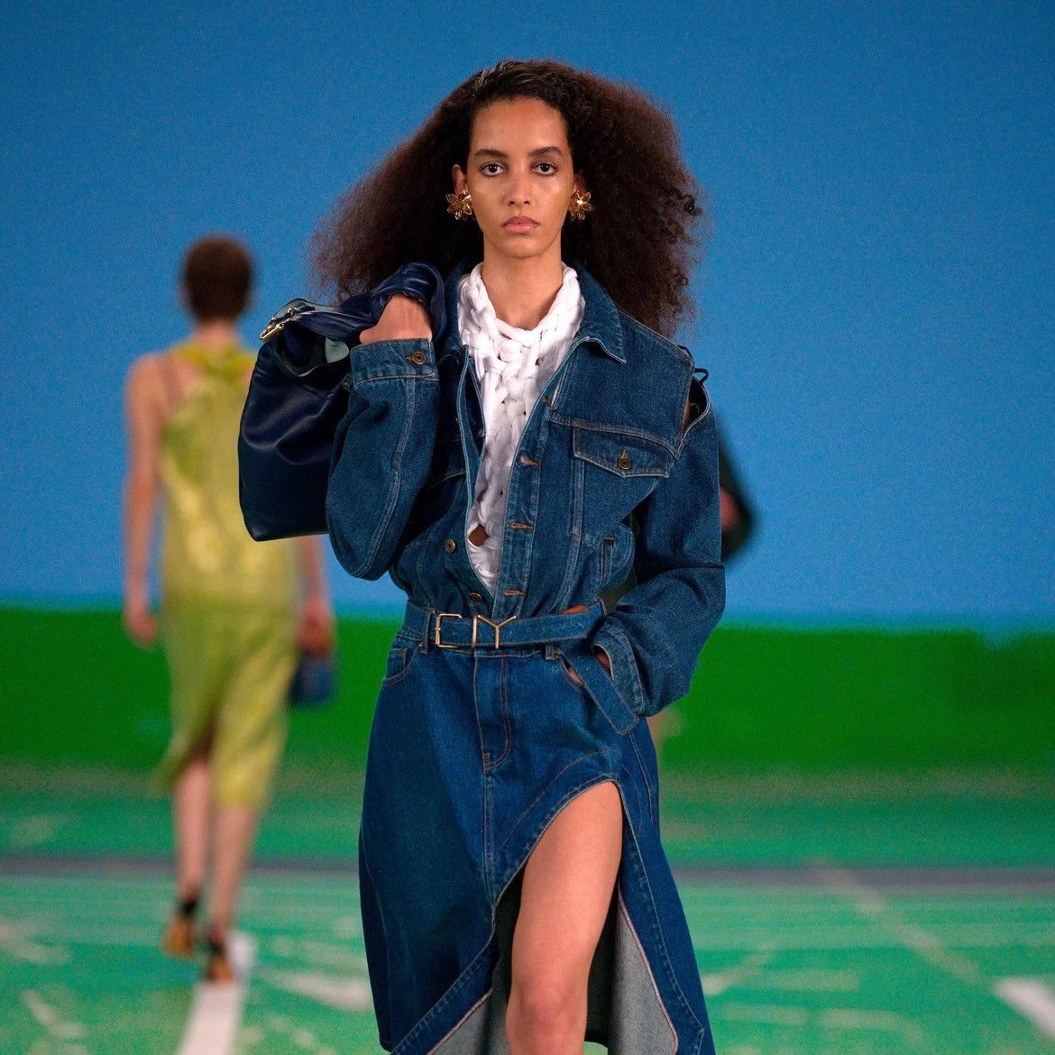Y/Project SS2022 Peep Show Denim Jacket Size US XS / EU 42 / 0 - 5 Thumbnail