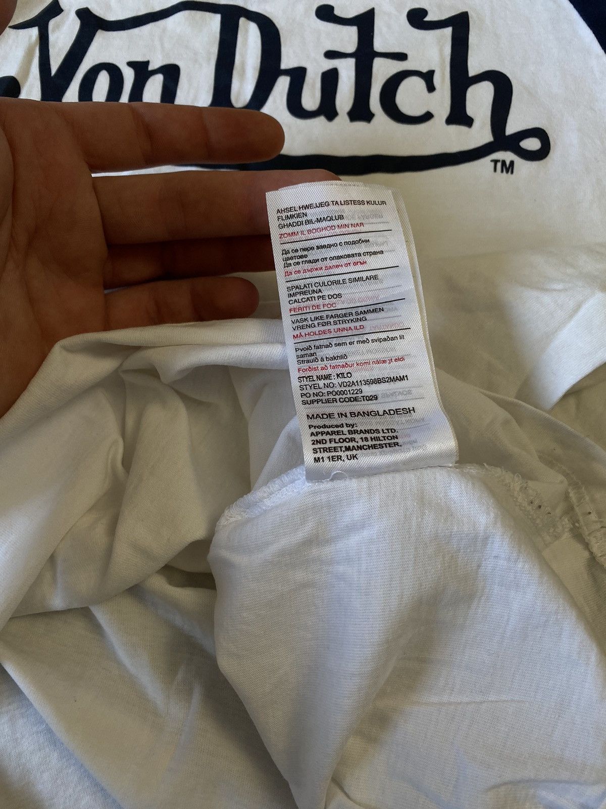Von Dutch Von Dutch basic shirt centre logo Size US S / EU 44-46 / 1 - 7 Thumbnail