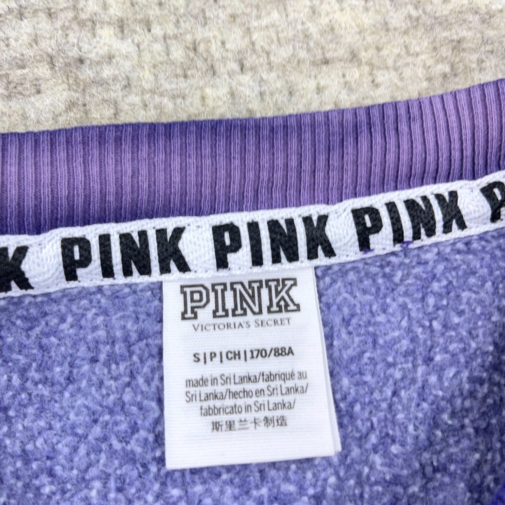Victoria's Secret Victoria's Secret PINK Sweatshirt Women S Purple Crewneck Spellout Retro Y2K Size S / US 4 / IT 40 - 7 Thumbnail