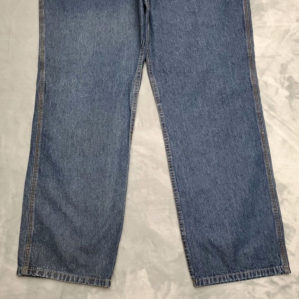 Vintage Bogari Jeans Mens 40x32 Blue Denim Straight Leg Cotton Everyday Comfort Pants Size US 40 / EU 56 - 2 Thumbnail