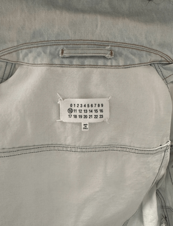 Maison Margiela Maison Margiela Jacket Coat Denim Trucker Artisanal EX0085 Size S / US 4 / IT 40 - 3 Thumbnail