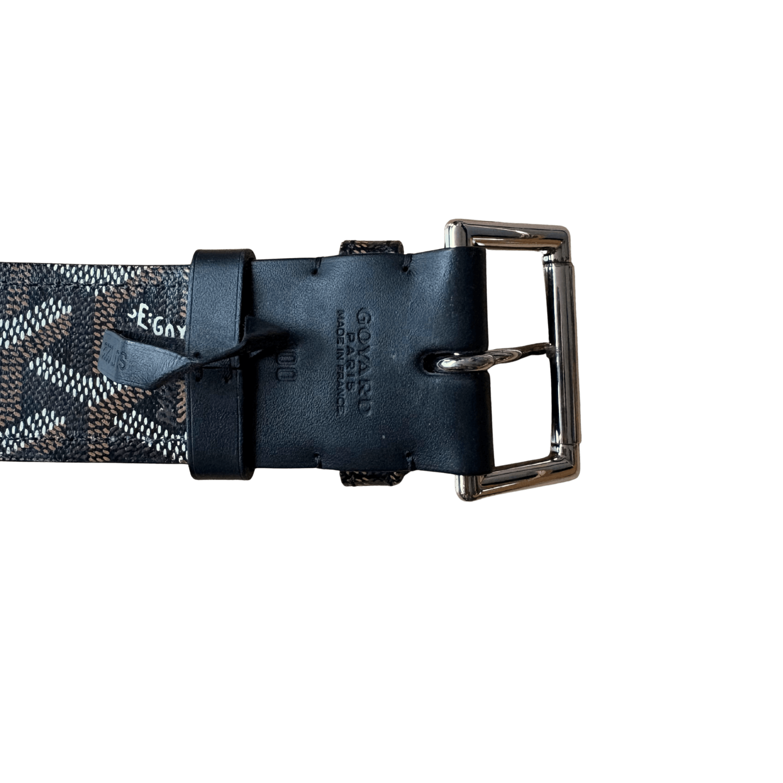 Goyard Goyard Black Florida Reversed Belt Size 34 - 4 Thumbnail