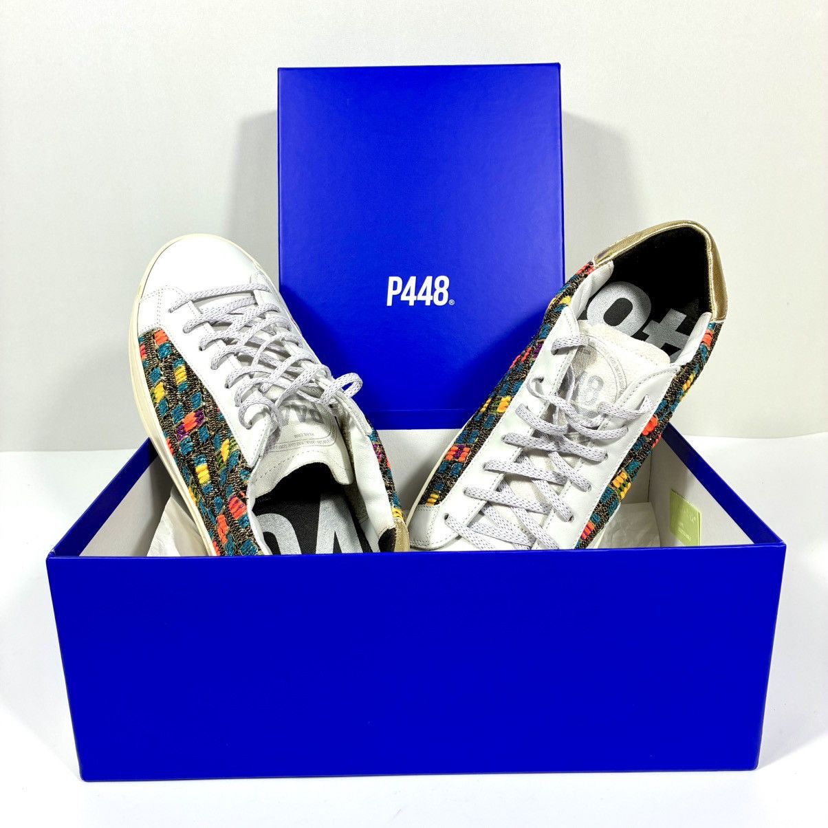 P448 P448 John Malhia Sneakers White Mal Multicolor EU 41 NEW Size US 11 / IT 41 - 21 Thumbnail
