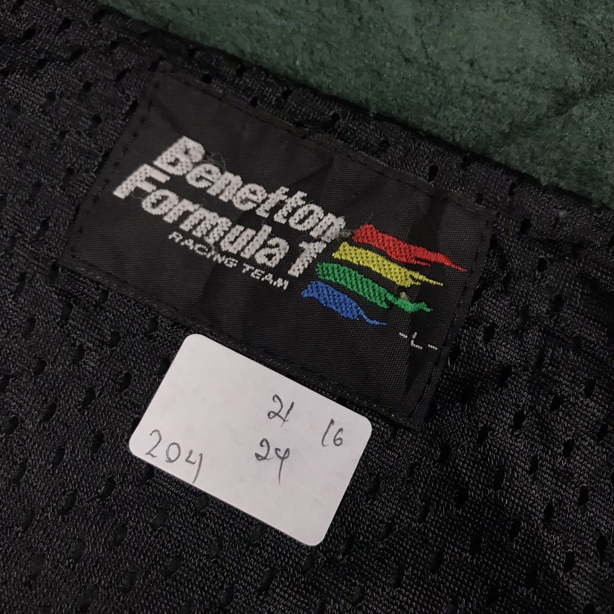 United Colors Of Benetton BENETTON FORMULA 1 FLEECE VEST JACKET Size US L / EU 52-54 / 3 - 9 Thumbnail