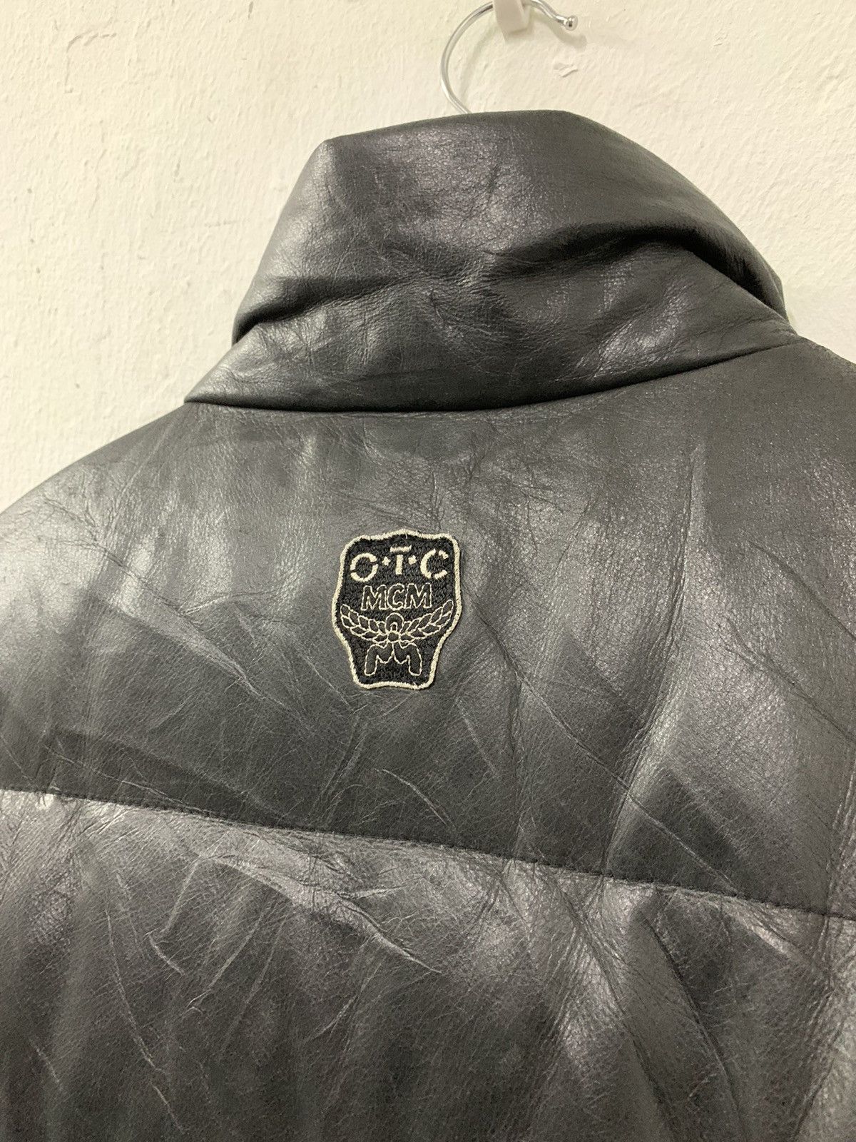 Vintage Vintage MCM O.T.C Puffer Leather Jacket Size US L / EU 52-54 / 3 - 12 Thumbnail
