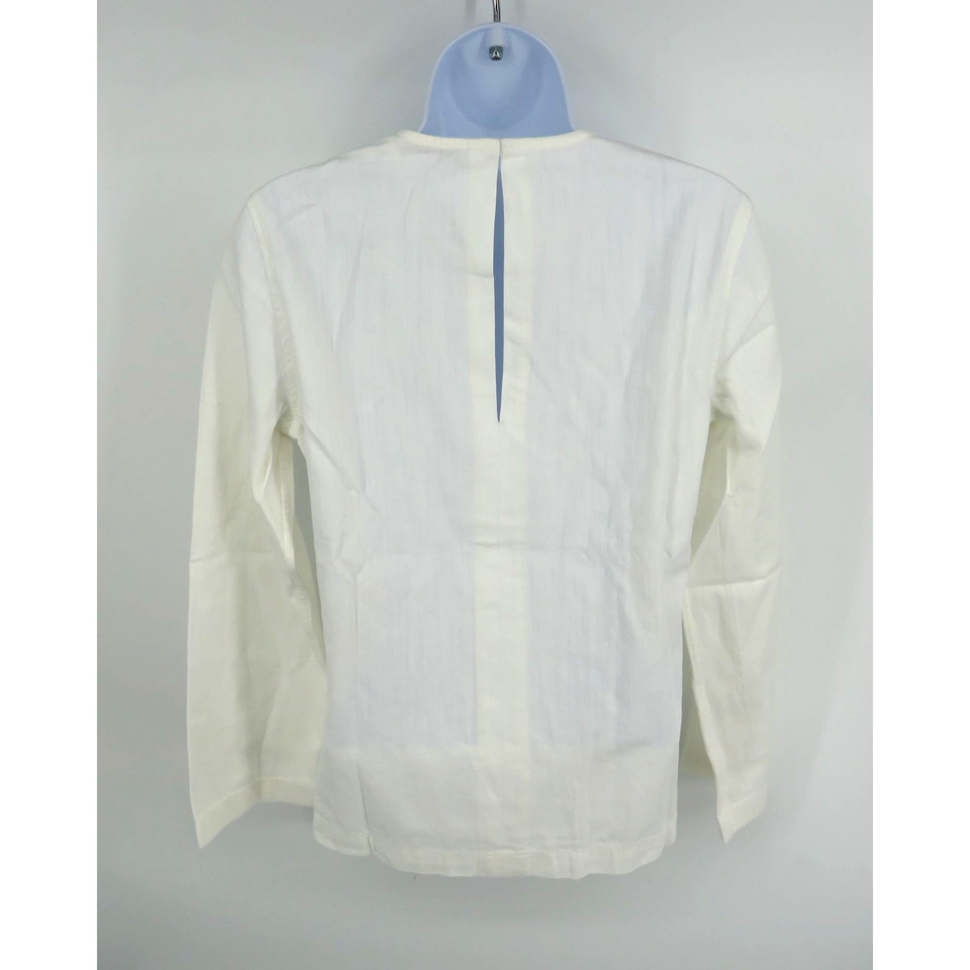 Baldwin BALDWIN XS White Long Sleeve Blouse Shirt Women NWT Size XS / US 0-2 / IT 36-38 - 4 Thumbnail