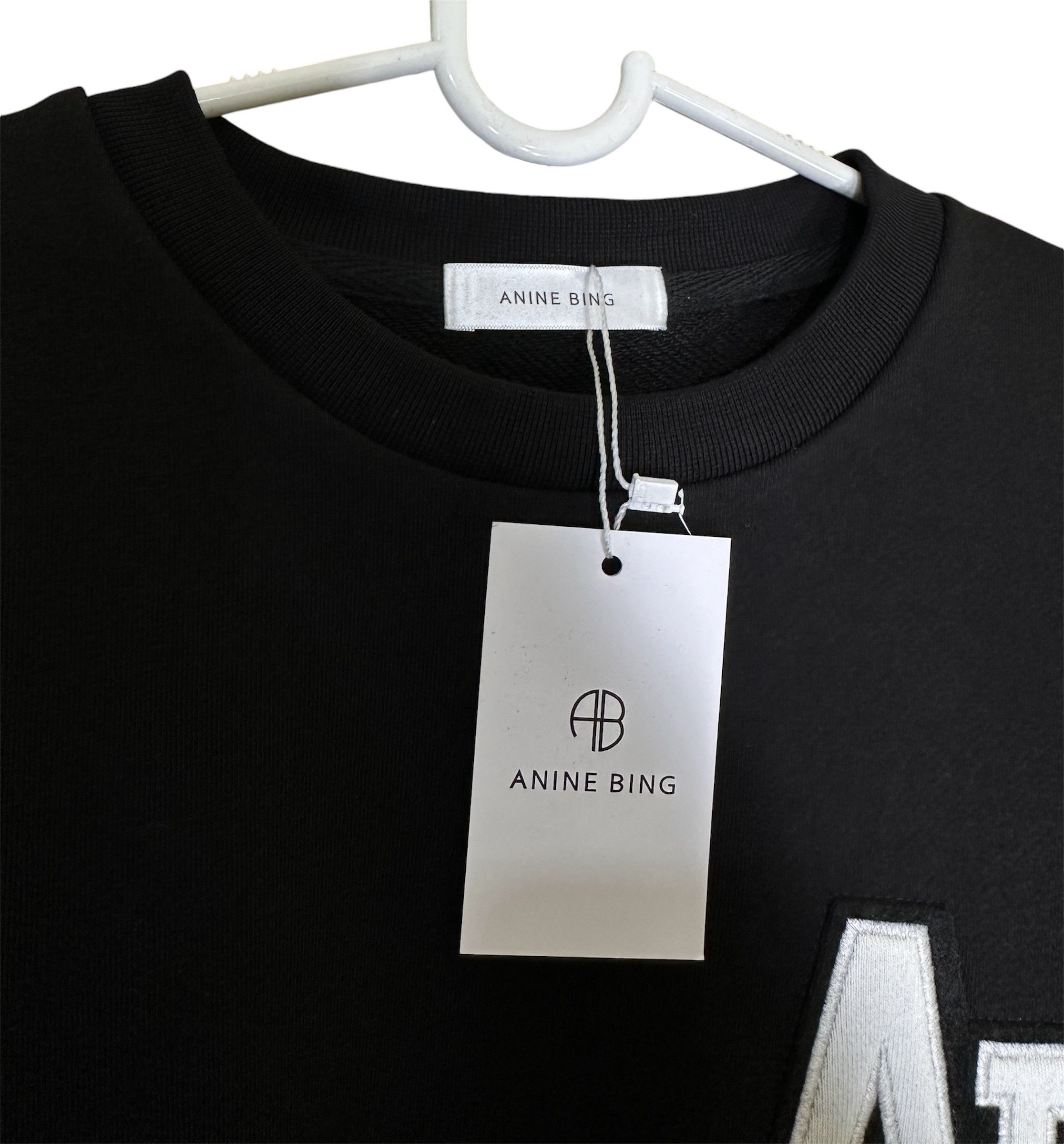 Anine Bing Black Sweatshirt Logo Size S / US 4 / IT 40 - 3 Thumbnail