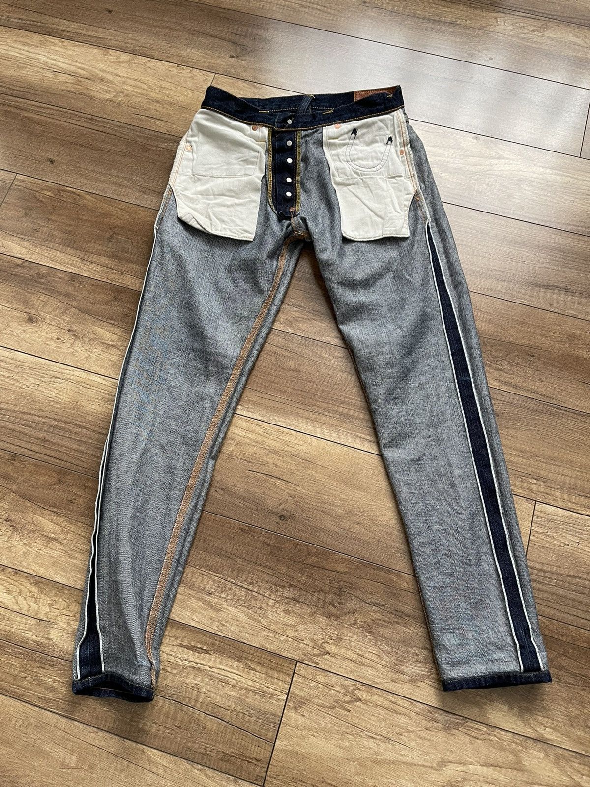 Evisu Evisu Cimosa Indaco No 2 Denim Japan Jeans Size US 32 / EU 48 - 24 Thumbnail