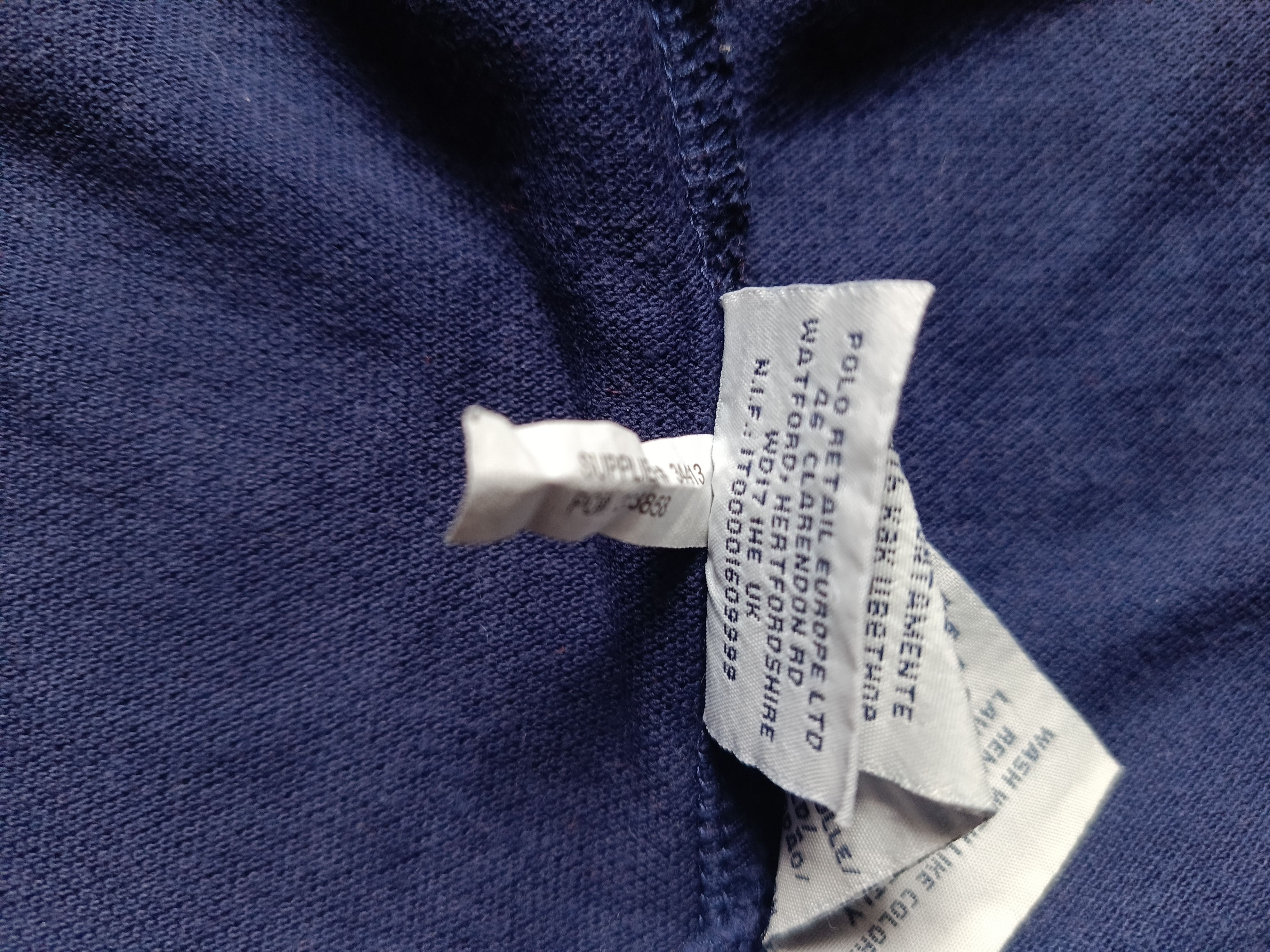 Polo Ralph Lauren × Vintage Vintage Polo Ralph Lauren Horse Blue Big Logo Size US XL / EU 56 / 4 - 8 Thumbnail