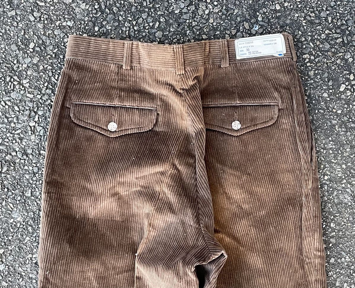 Lands' End NWT 90s Lands' End Men's Corduroy Flat Front Pants 30x36 Size US 30 / EU 46 - 9 Thumbnail
