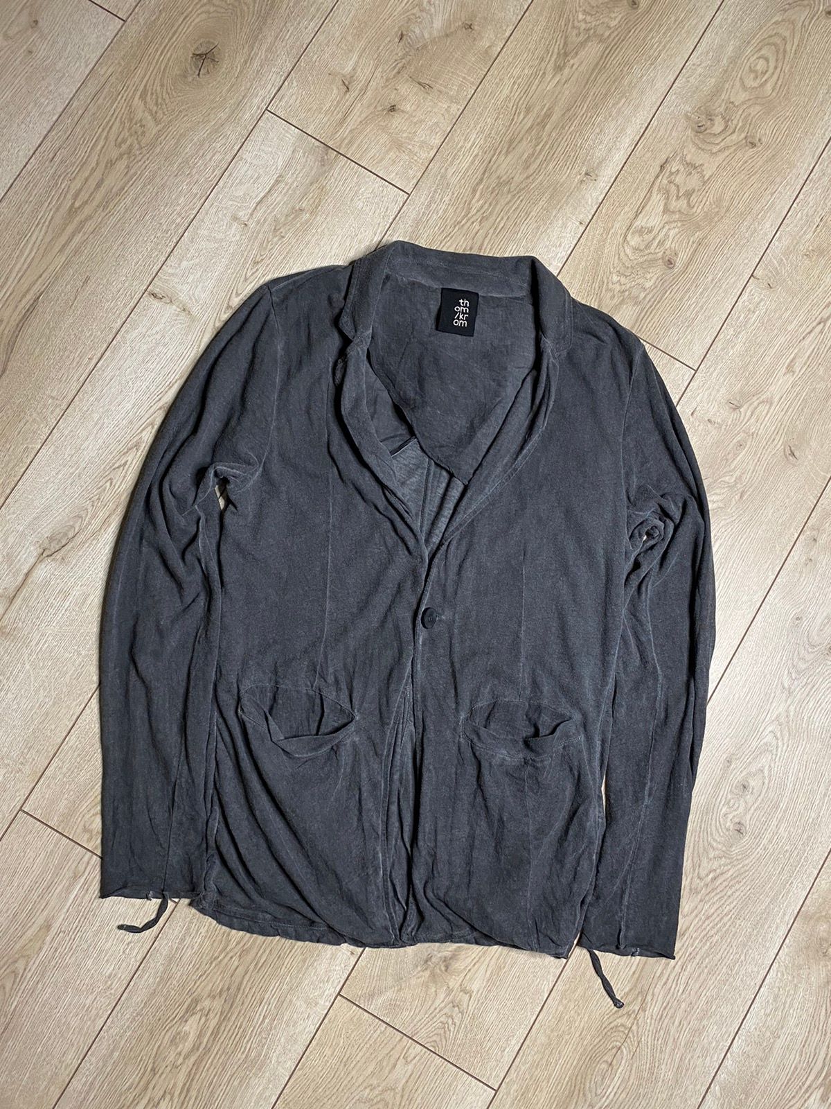 Pre-owned Avant Garde X Thom Krom Cardigan Blazer Size M In Grey