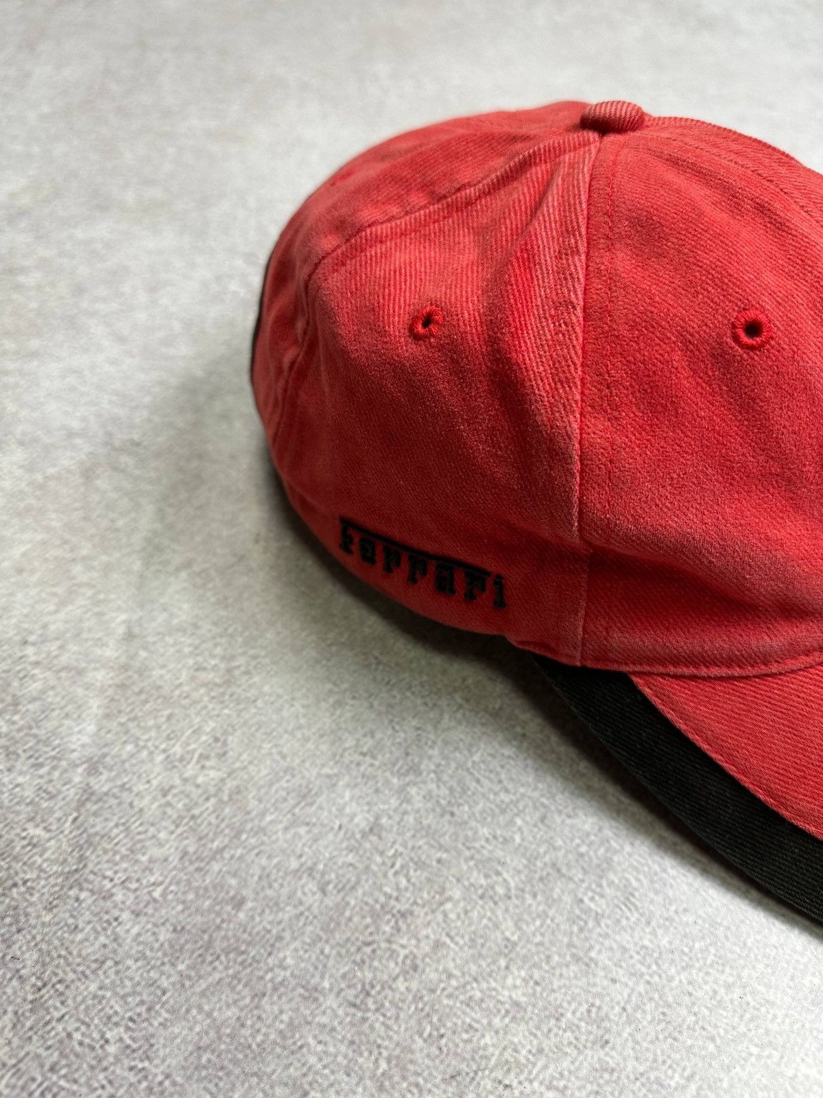 Ferrari Vintage 90s Ferarri Licensed Schumacher Racing Cap Y2K F-1 Size ONE SIZE - 3 Thumbnail