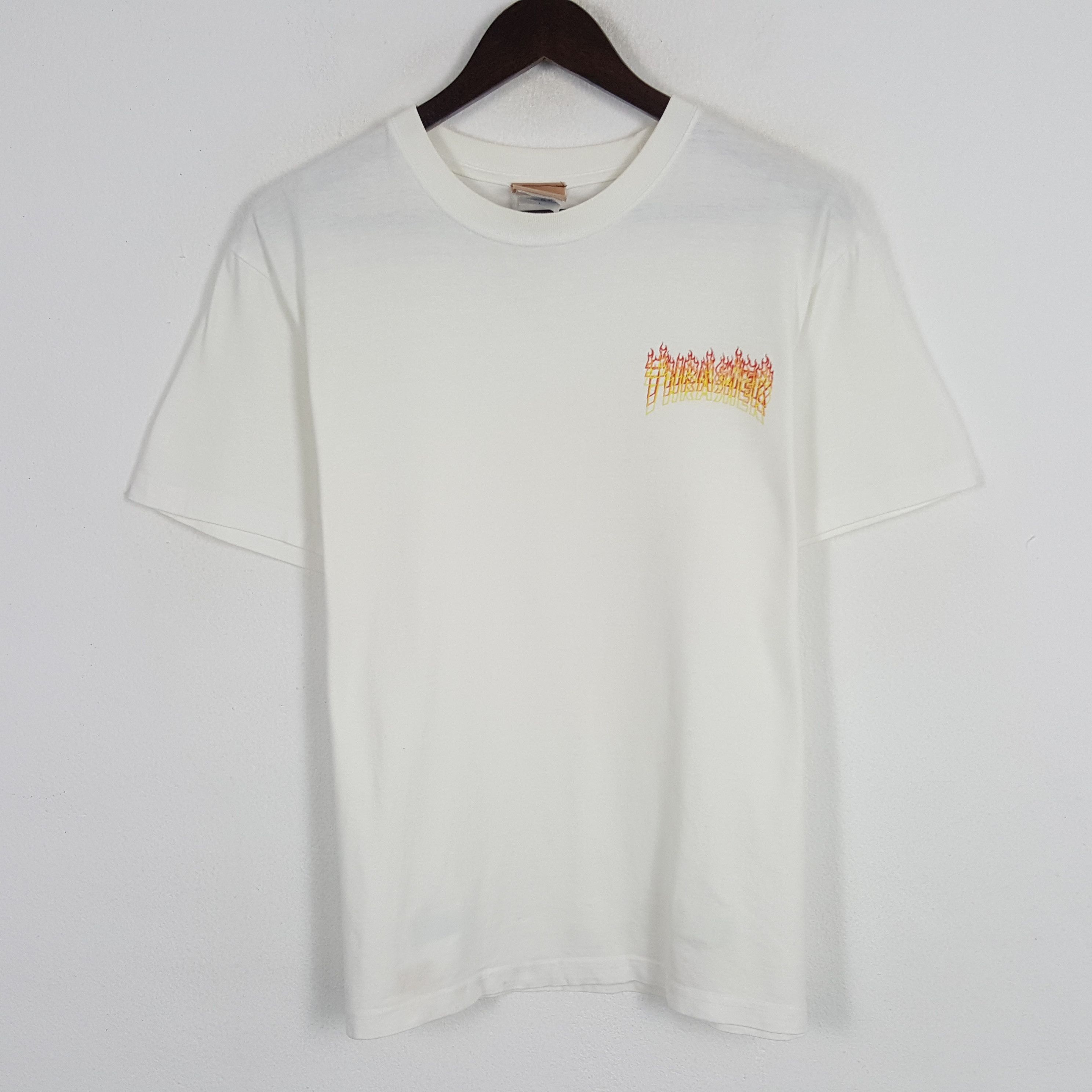 Thrasher × Vintage Vintage Thrasher Skateboard Tshirt Size US L / EU 52-54 / 3 - 1 Thumbnail