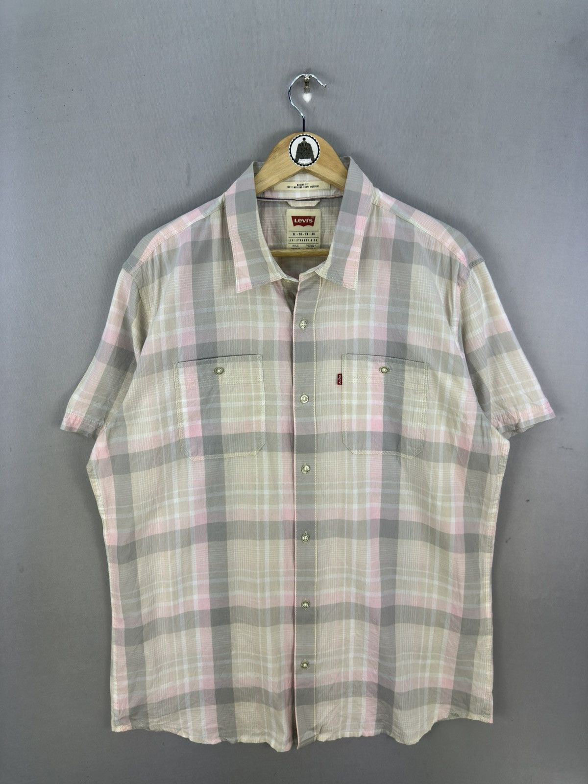 Levi's Levi’s Plaid Check Worker Shirt Size US XL / EU 56 / 4 - 1 Thumbnail