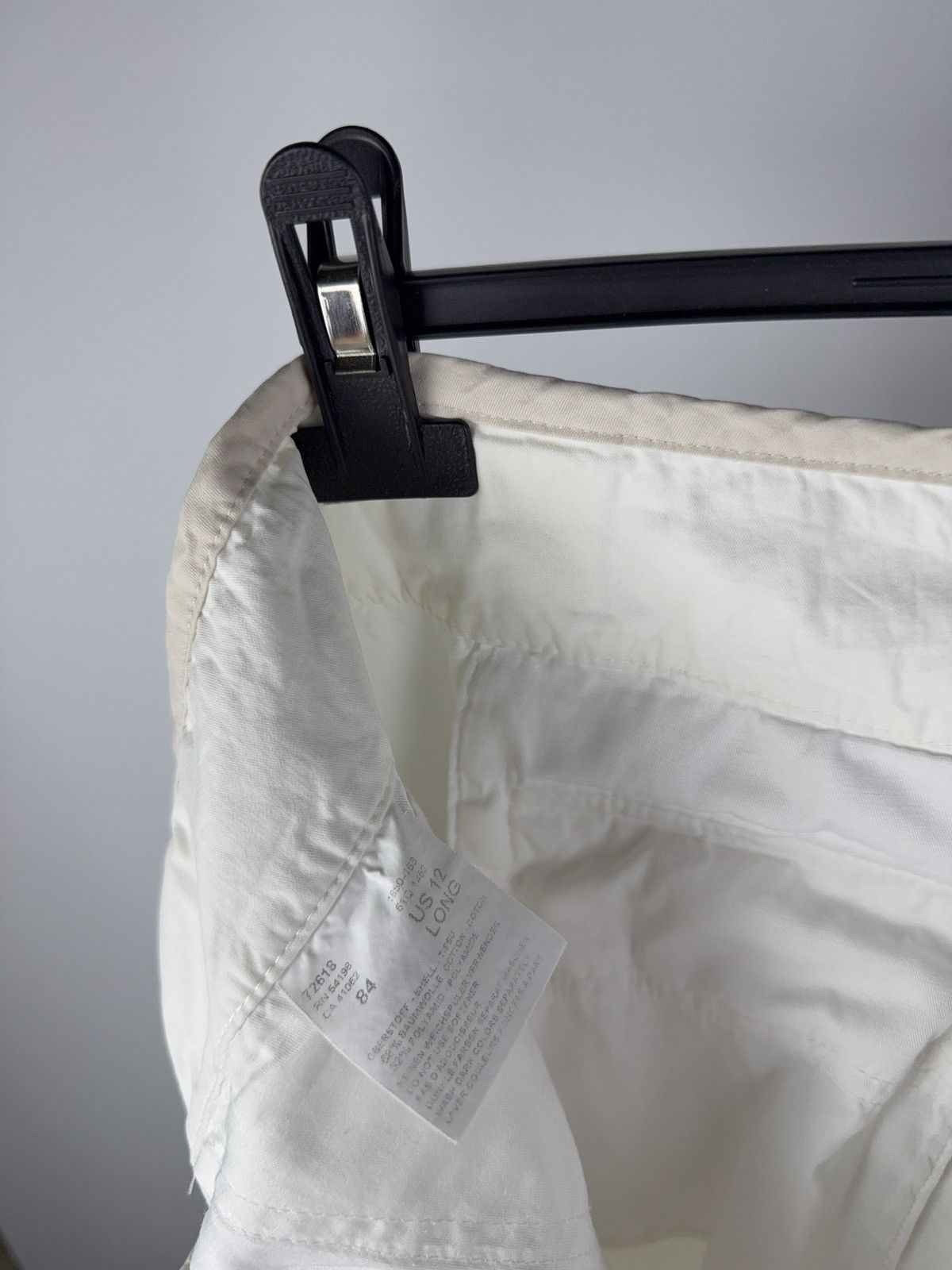 Bogner Avant Garde Y2K 00s Bogner White Technical Nylon Cargo Pants Size 33" - 19 Thumbnail