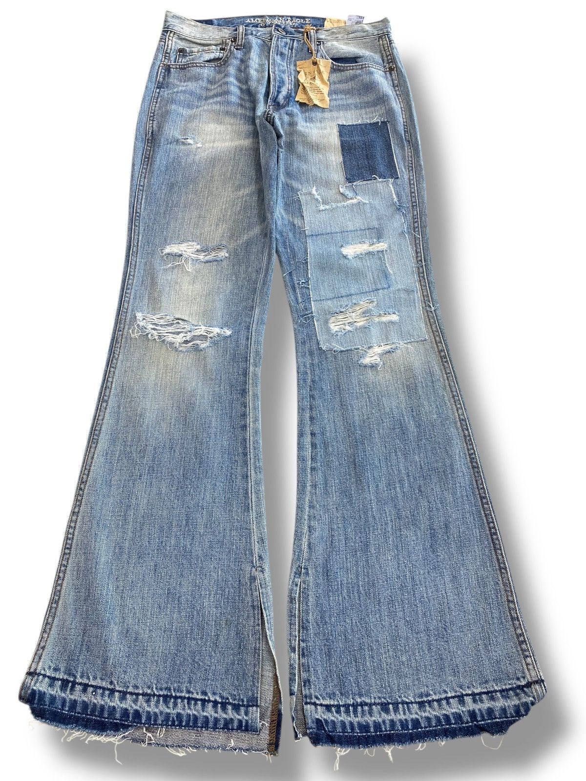 American Eagle Outfitters American Eagle Outfitter Patches Flare Jeans Size US 30 / EU 46 - 1 Thumbnail