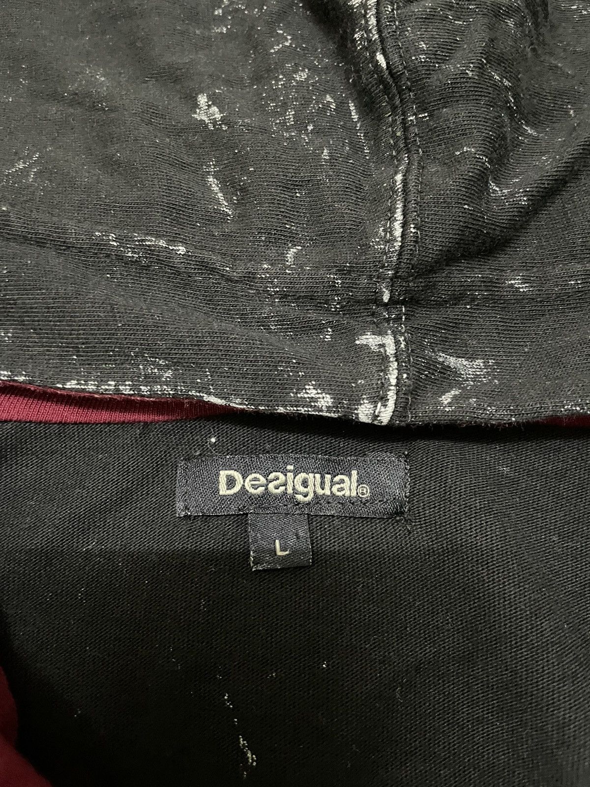 Desigual Desigual Punk Thrashed Hoodie Size US L / EU 52-54 / 3 - 3 Thumbnail