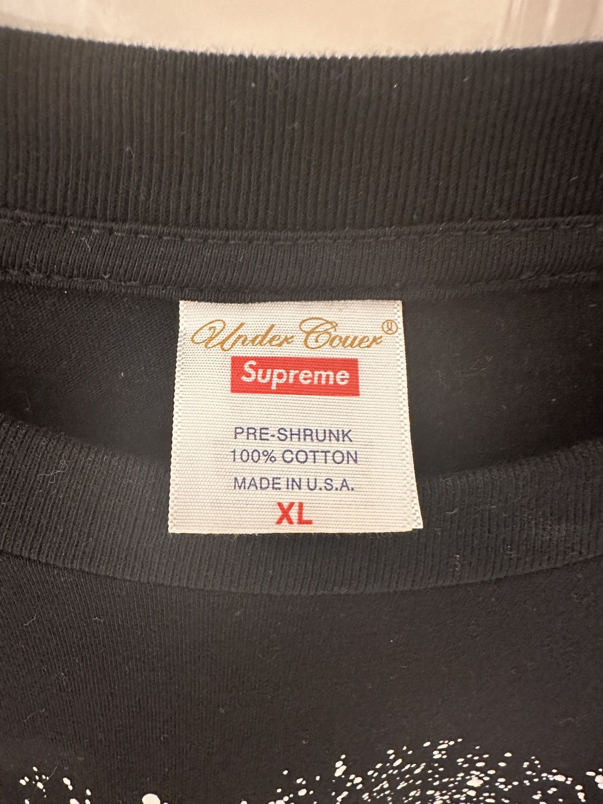Supreme × Undercover Supreme x UNDERCOVER Black T-Shirt Size US XL / EU 56 / 4 - 7 Thumbnail