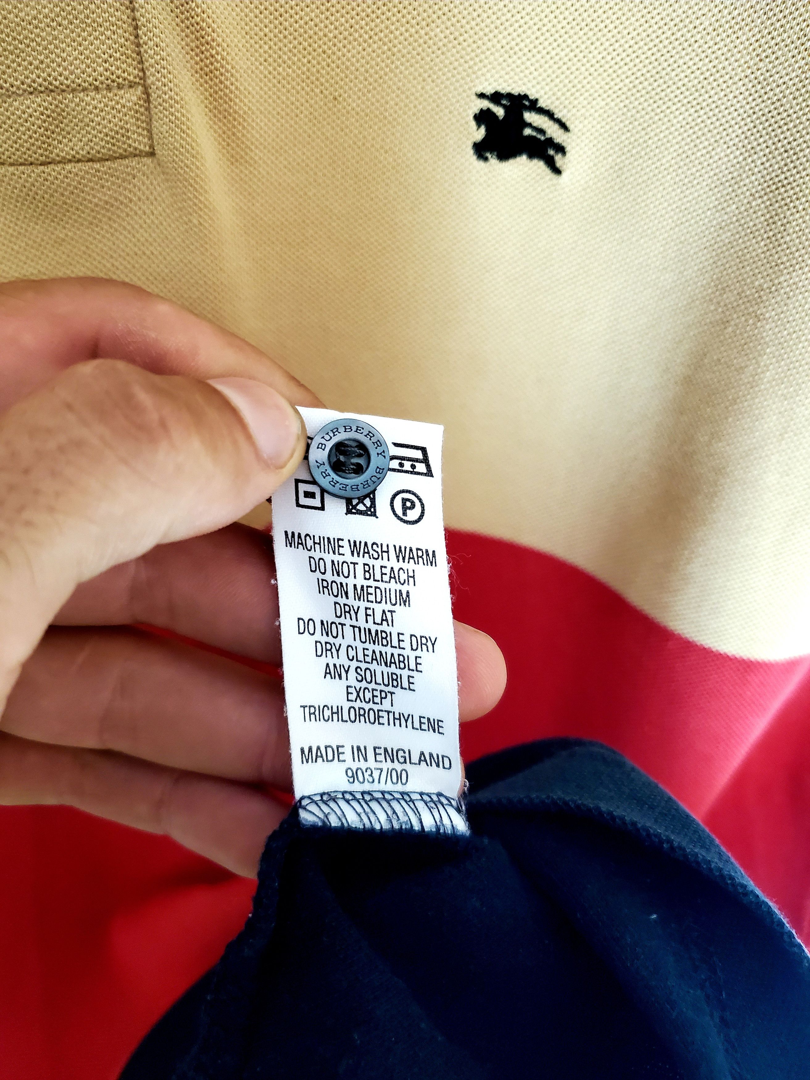 Burberry BURBERRY Polo Shirt with Stripes size S Size US S / EU 44-46 / 1 - 4 Thumbnail