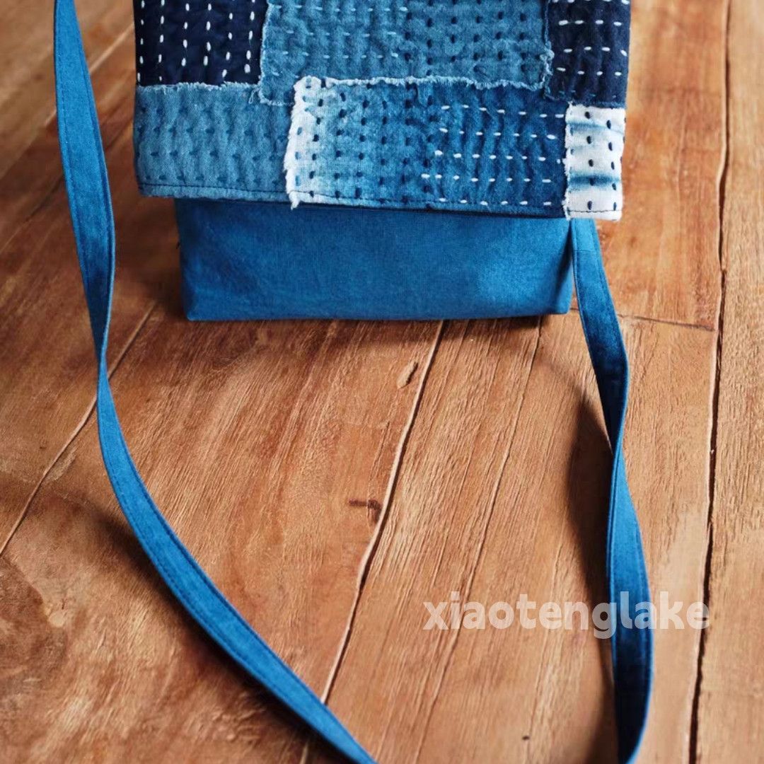 Vintage Unisex outdoor utility indigo yuppie boro messenger bag Size ONE SIZE - 5 Thumbnail