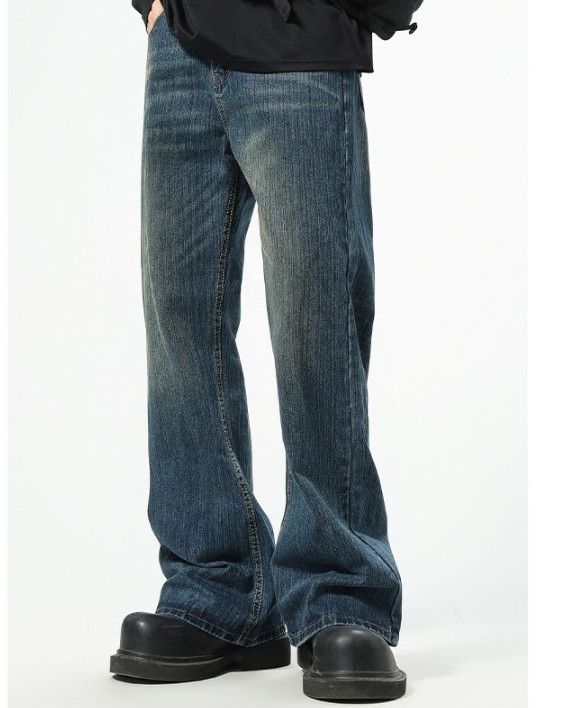 Jean American high street baggy flared wide-leg jeans Size US 32 / EU 48 - 1 Thumbnail