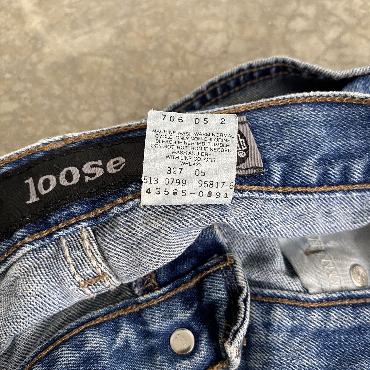 Levi's Vintage 1999 Levis Silvertab Washed Blue Loose Jeans Size US 28 / EU 44 - 20 Thumbnail