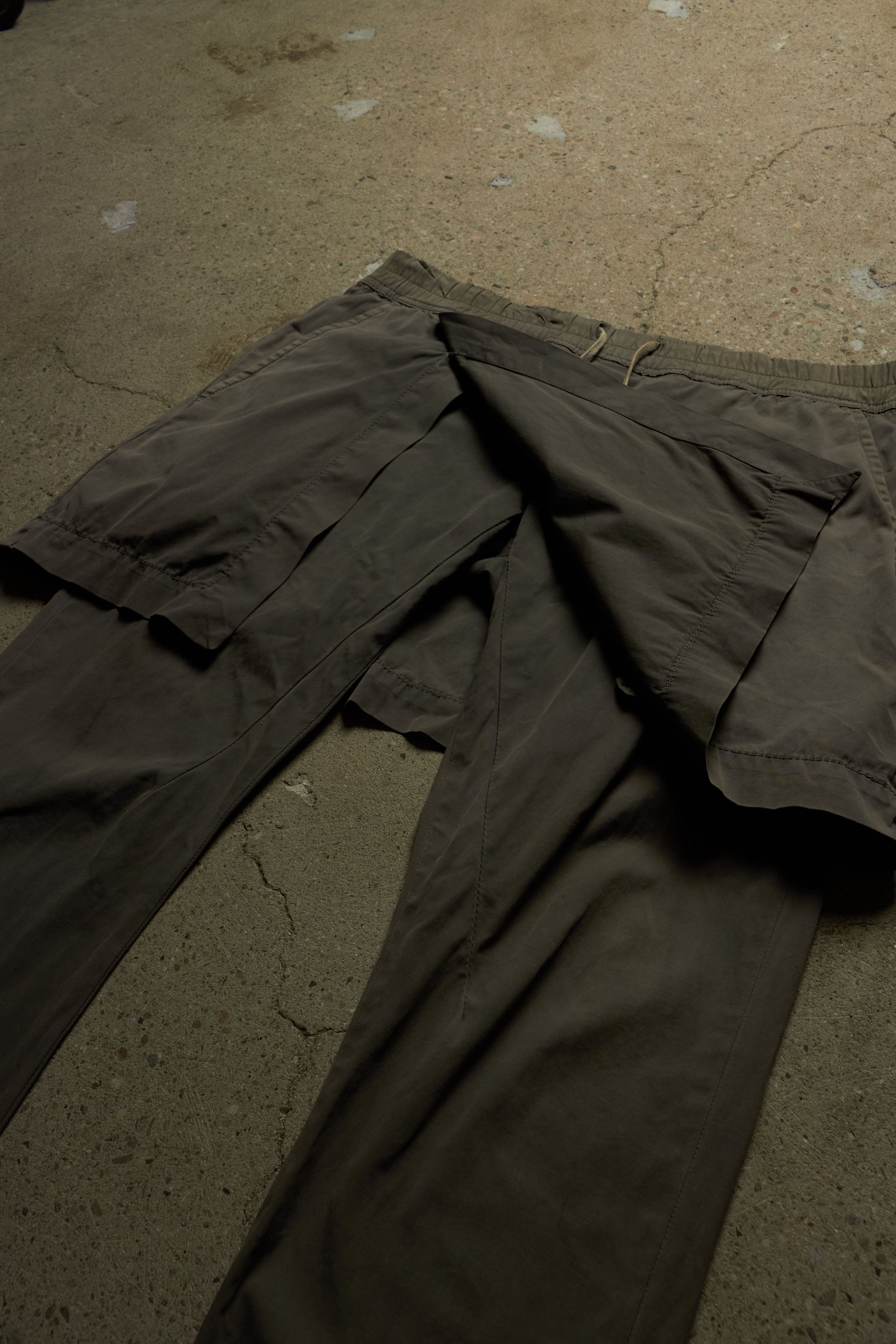 Rick Owens Drkshdw FW10 [GLEAM] ASYMMETRICAL KILT PANTS Size US 30 / EU 46 - 3 Thumbnail