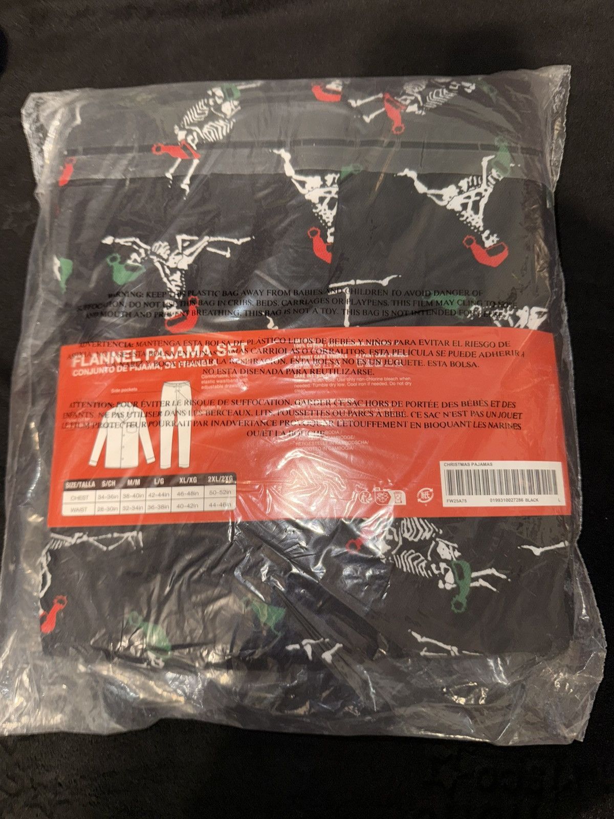 Hanes × Supreme Supreme FW25 Holiday Pajama Set Size US L / EU 52-54 / 3 - 3 Thumbnail