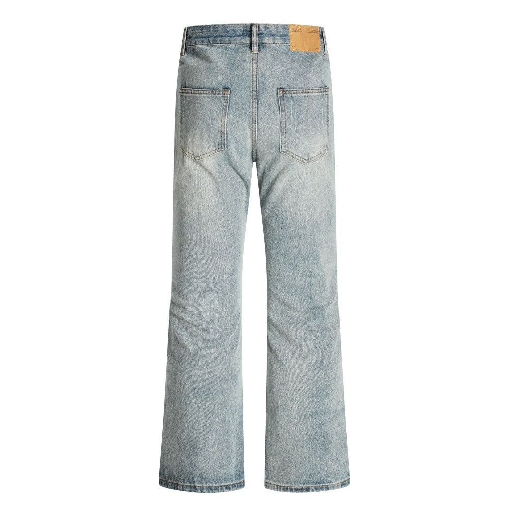 Japanese Brand Distressed men's loose-fitting Vibe ripped flared jeans Size US 32 / EU 48 - 2 Thumbnail