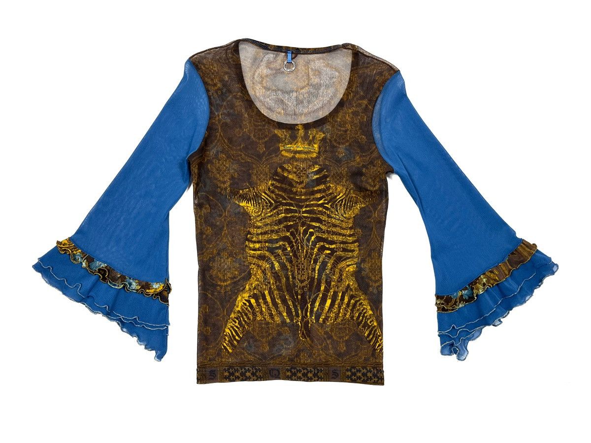 Other Vintage Save the Queen Mesh Top Early 00s Phoebe Buffay Y2K Size S / US 4 / IT 40 - 22 Thumbnail