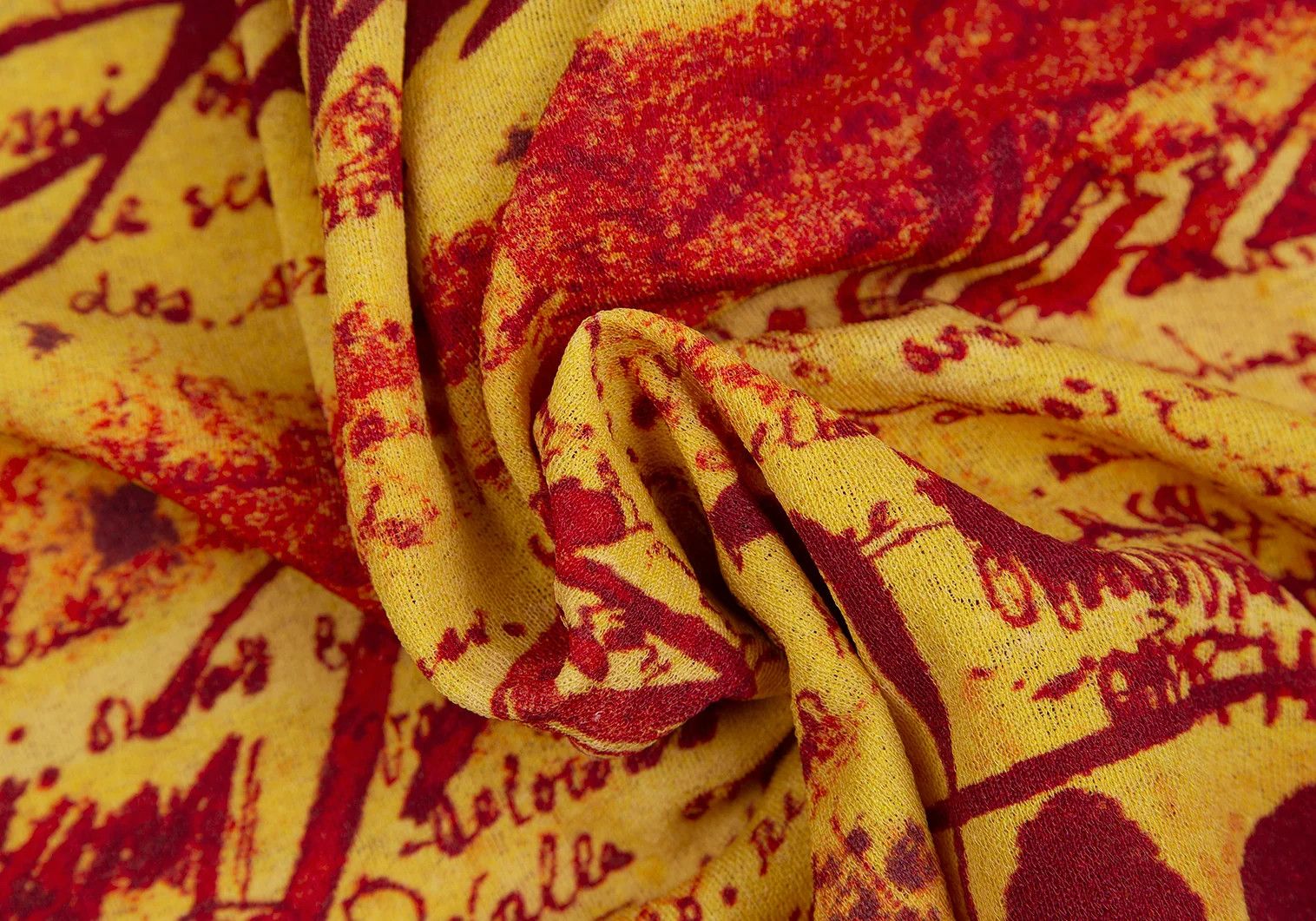 Jean Paul Gaultier Polyester Snap Button Shirt in Yellow and Red Size US M / EU 48-50 / 2 - 13 Thumbnail