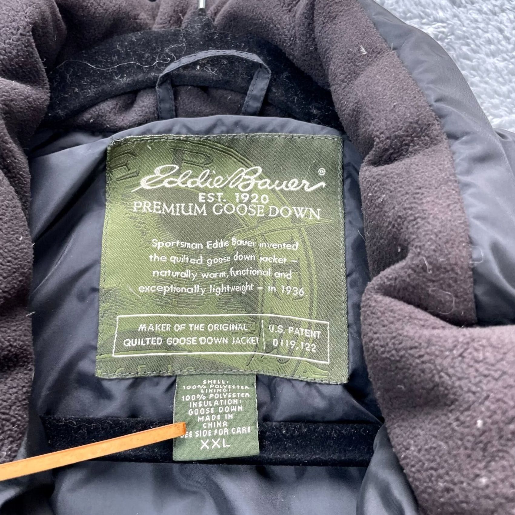 Eddie Bauer Eddie Bauer Vest Mens XXL Black Down Puffer Insulated Quilted Full Zip Coat Size US XXL / EU 58 / 5 - 3 Thumbnail