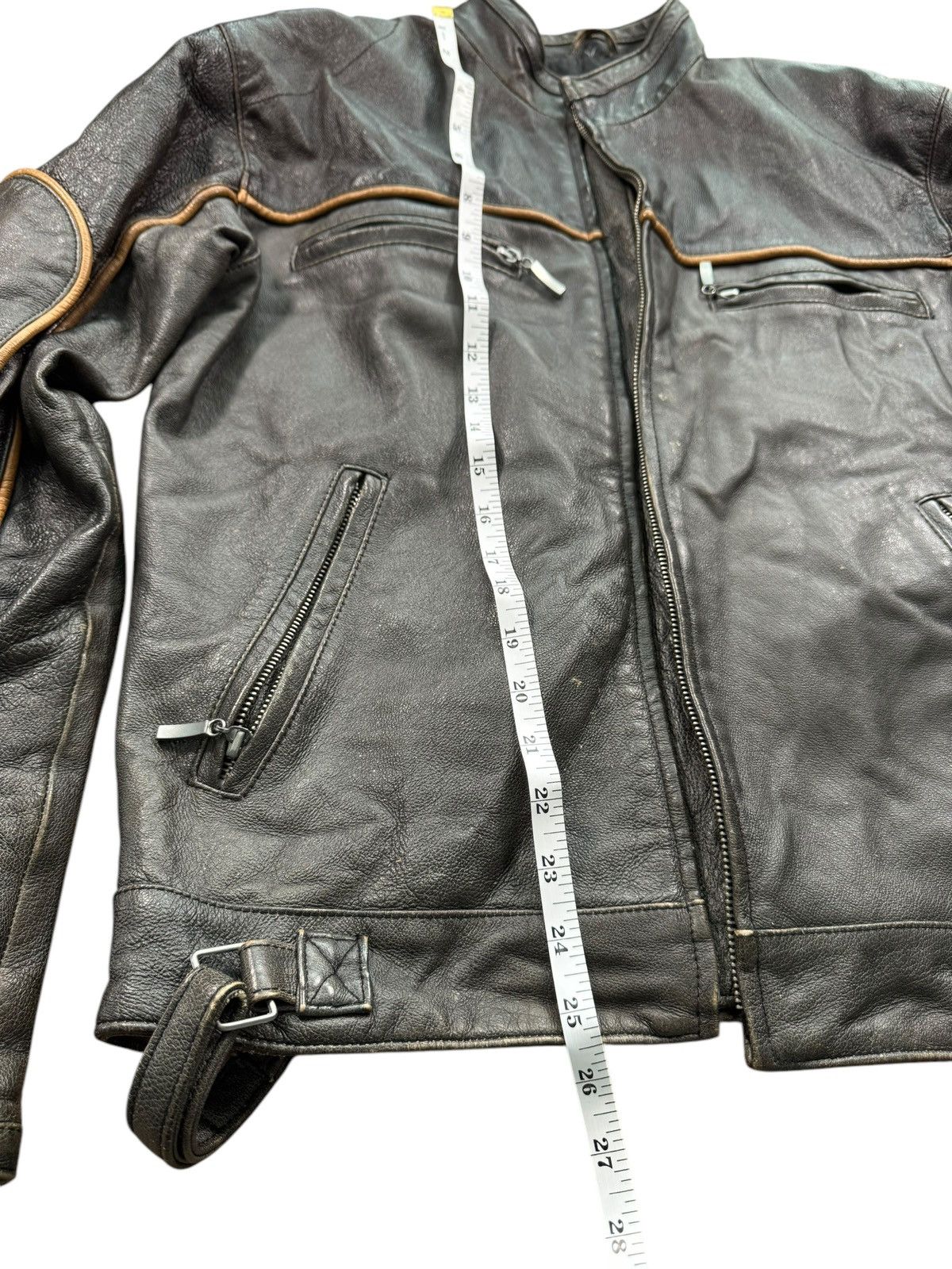 Vintage Jason Statham Vintage Leather Jacket Size US S / EU 44-46 / 1 - 6 Thumbnail