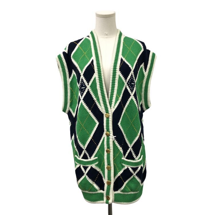 Gucci Gucci Argyle Knit Vest Size XS Size XS / US 0-2 / IT 36-38 - 1 Thumbnail