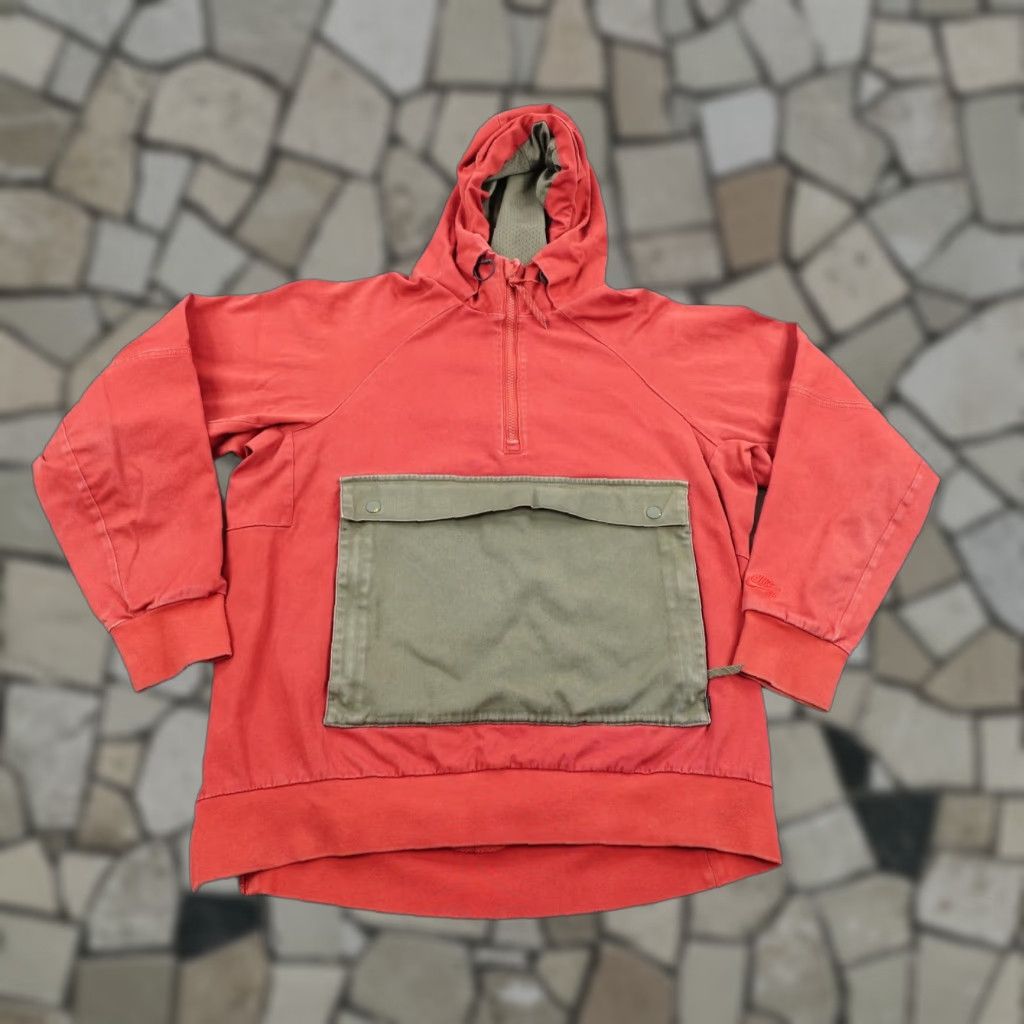 Nike Nike Jacket Mens Large Red SB Everett Anorak Canvas Pullover Skateboarding Skate Size US L / EU 52-54 / 3 - 1 Thumbnail
